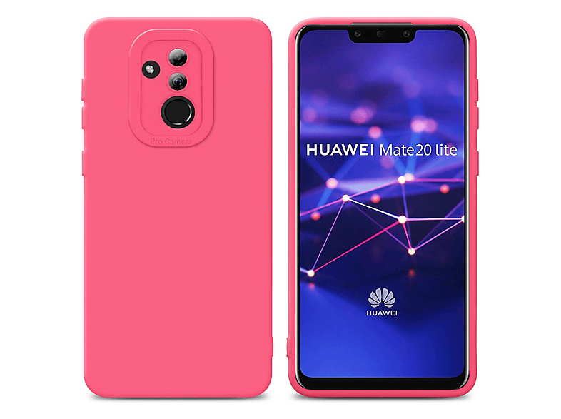 Custodia Cadorabo Per Huawei Mate S | Cover Sottile In TPU Morbido | Effetto Metallizzato Rosso | Antiurto E Bordo Rialzato