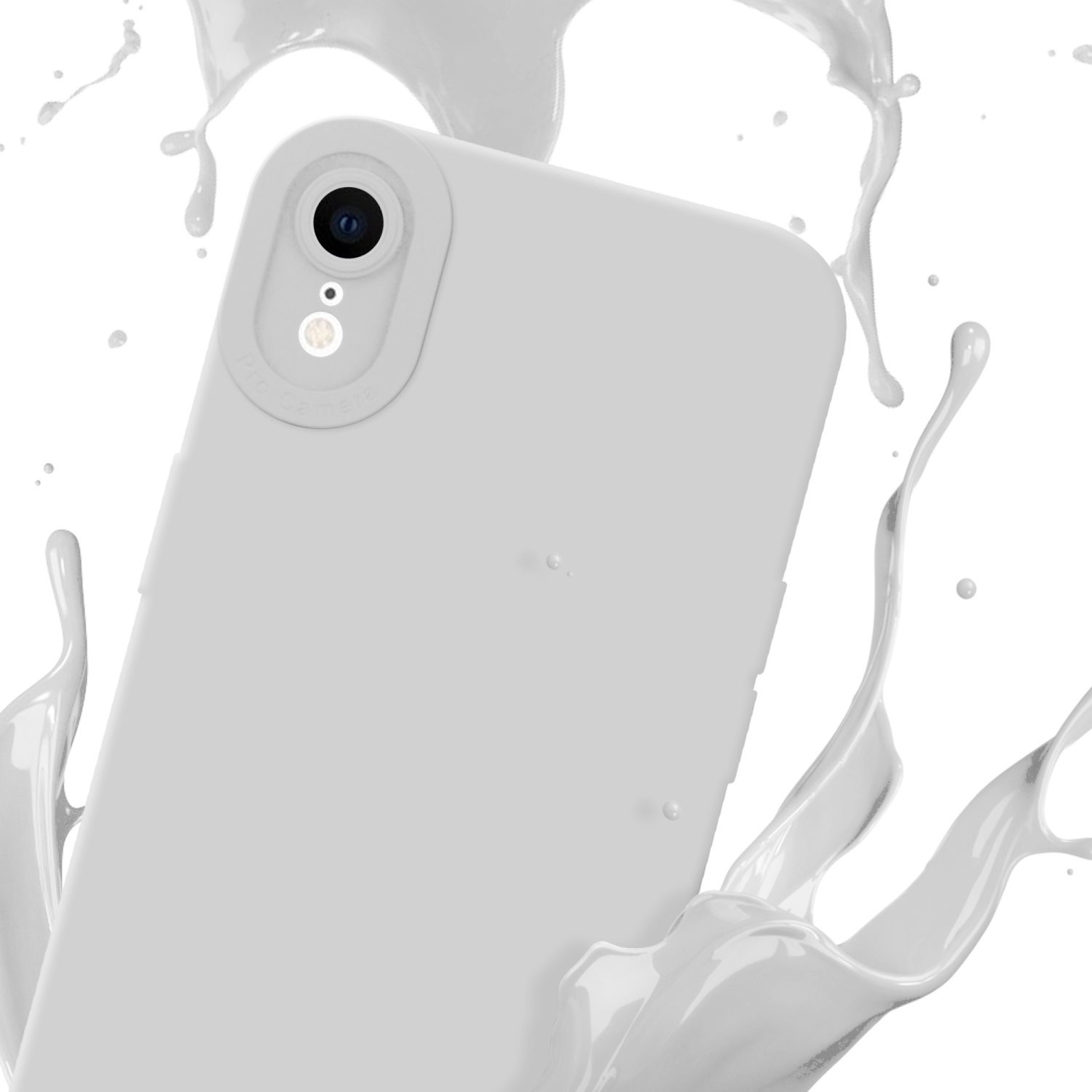 CADORABO Schutzhülle TPU Fluid Style, FLUID iPhone XR, Apple, Backcover, WEIß