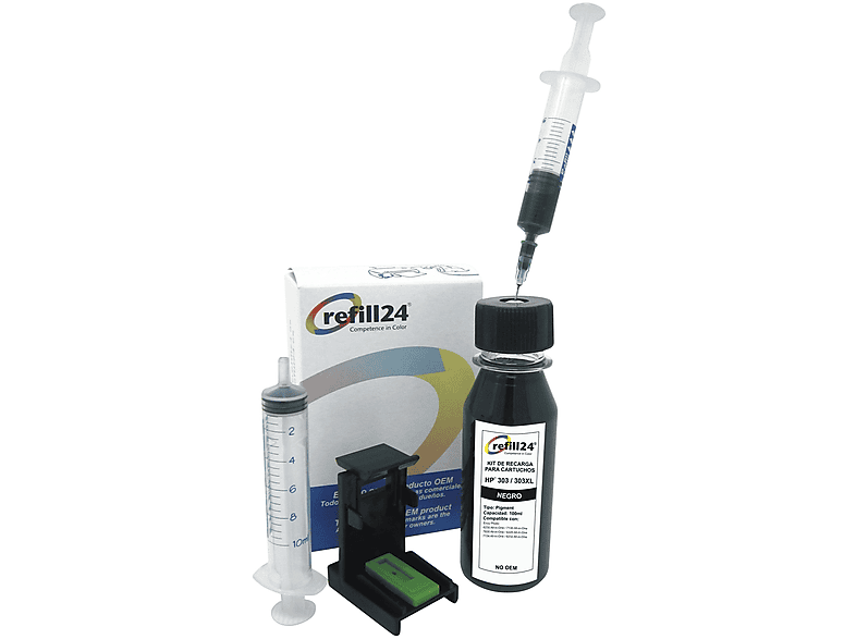 Cartouche D'encre Compatible HP 303XL - Pour Imprimantes 6220, 6230, 7120, 7130, 7155 (1 Noir + 1 Couleur)