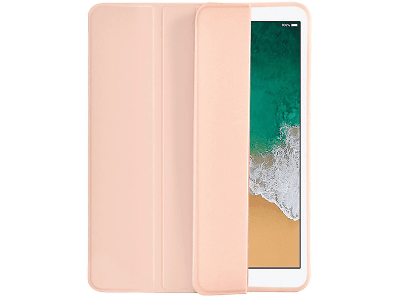 LOBWERK Hülle Schutzhülle Bookcover für Apple iPad Pro 10.5 2019/2020/2021 Air 3 iPad Pro 10.2 10.5 Zoll Kunststoff, Rosa