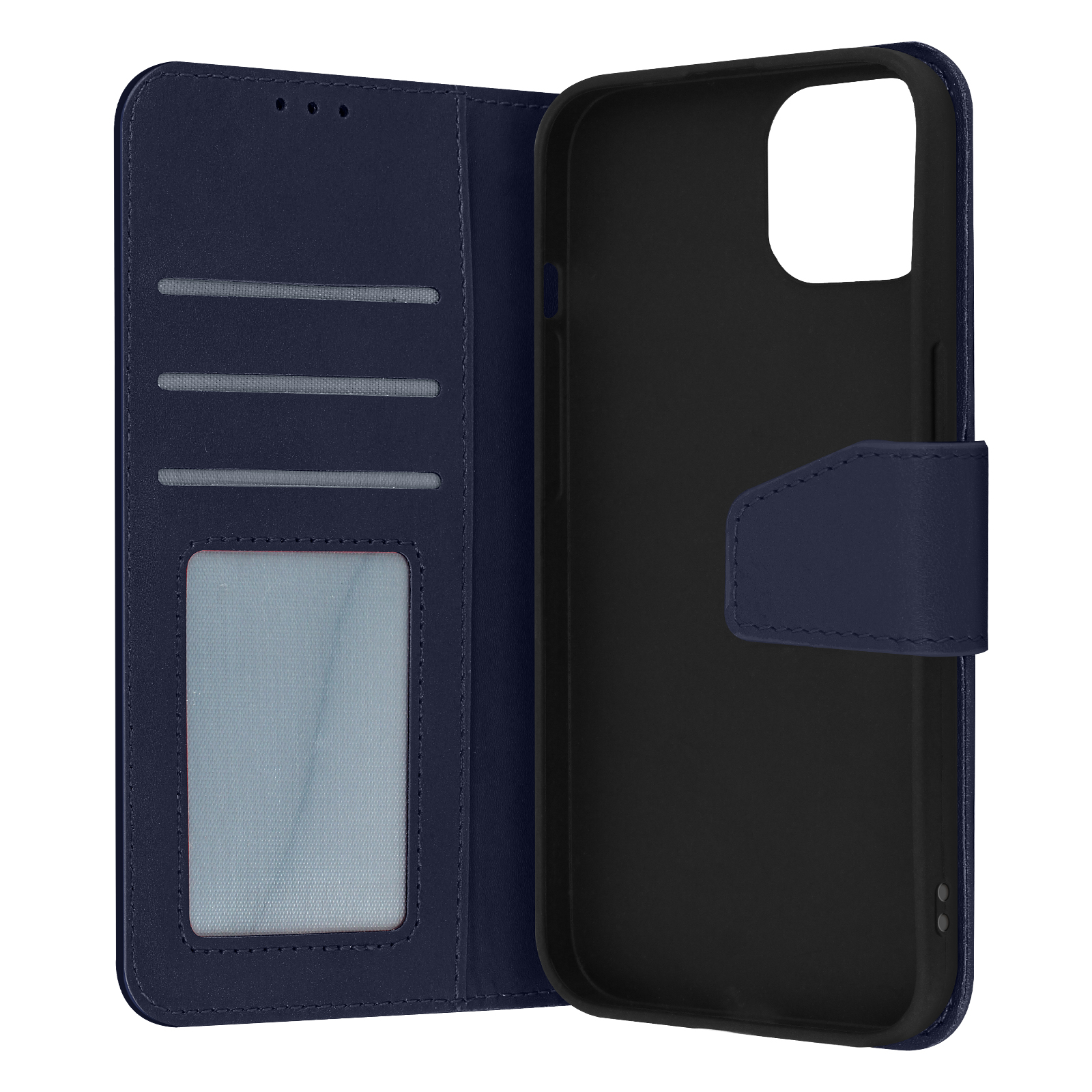 AVIZAR Premium Series, Bookcover, Apple, Pro iPhone 14 Max, Dunkelblau