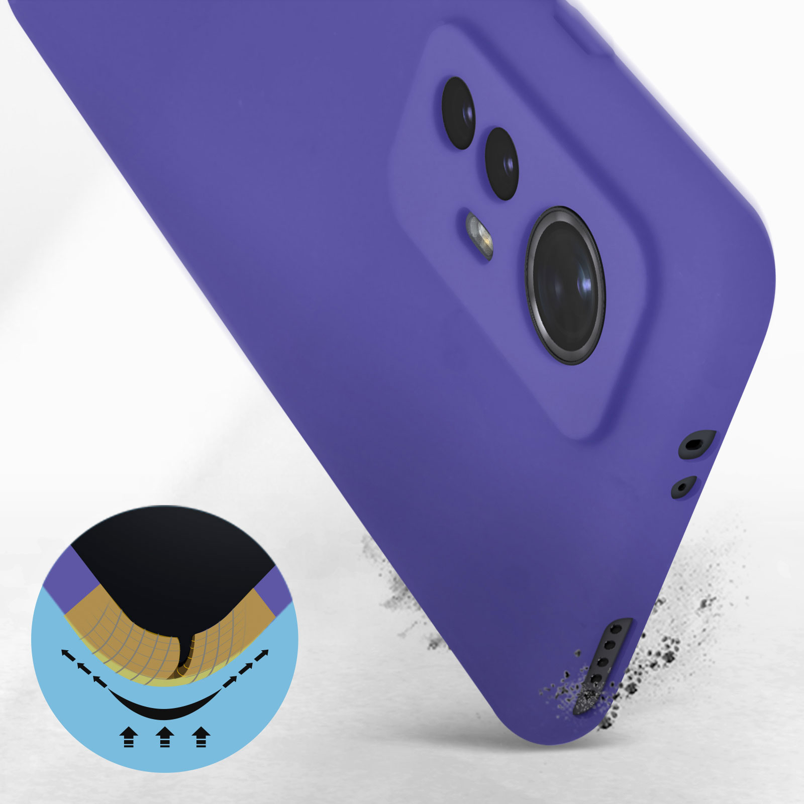 Xiaomi, Series, Touch AVIZAR 12T Violett Soft Backcover, Pro,