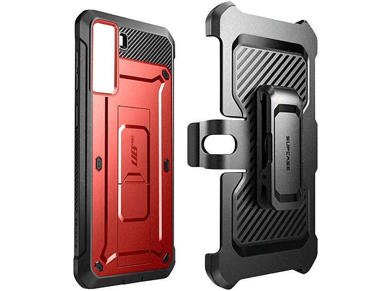 SUPCASE Galaxy Rot Backcover, Beetle S22 Unicorn Samsung, Series, Pro Plus,