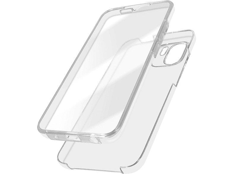 AVIZAR Vorder- Full Xiaomi, Rückseite Full Transparent Schutzhülle, Cover, A2, Cover Redmi Series