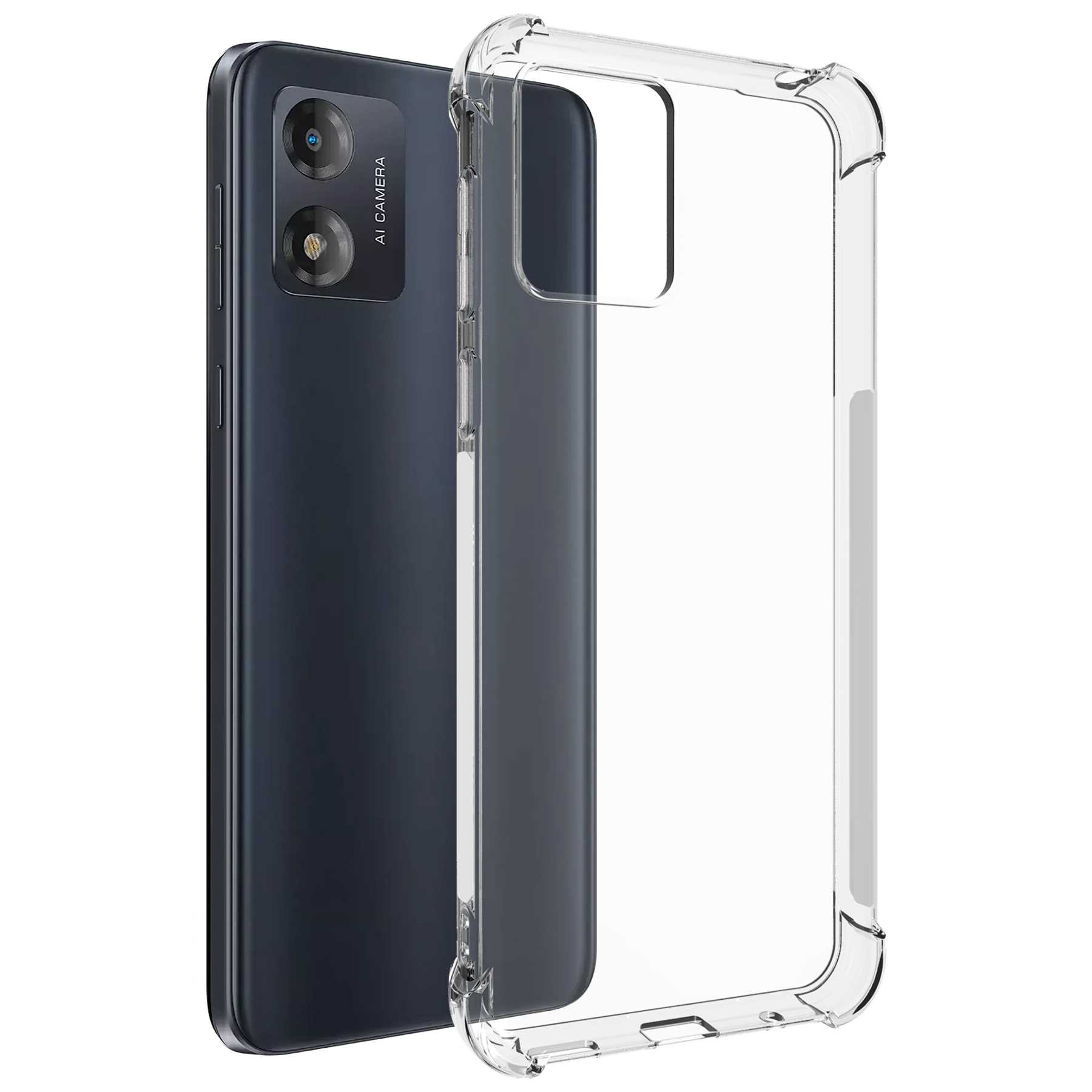 MTB MORE ENERGY E13, Armor Clear Transparent Motorola, Moto Backcover, Case