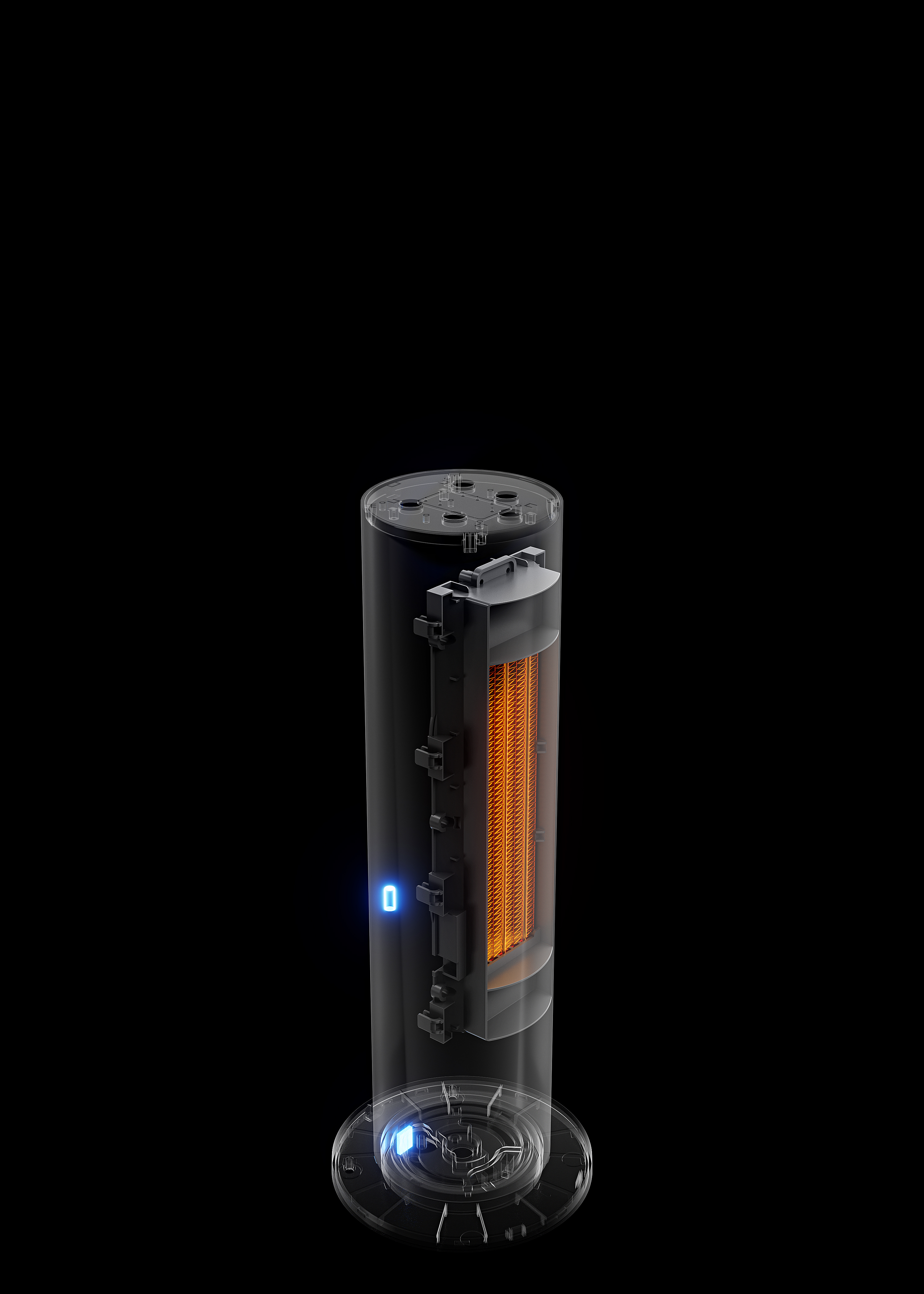 XIAOMI Xiaomi Raumgröße: BHR6101EU 15 m²) Heater (2000 Watt, Tower Smart Heizlüfter Lite Mi EU
