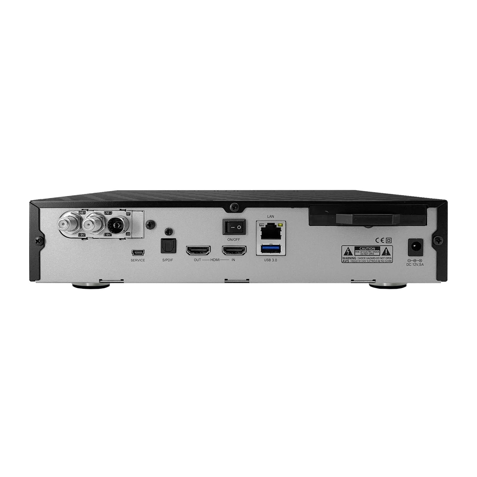 DREAM MULTIMEDIA DM900 2xDVB-S2X MS Sat-Receiver Twin (PVR-Funktion, Schwarz) RC20 Tuner, 1xDVB-C/T2 500GB