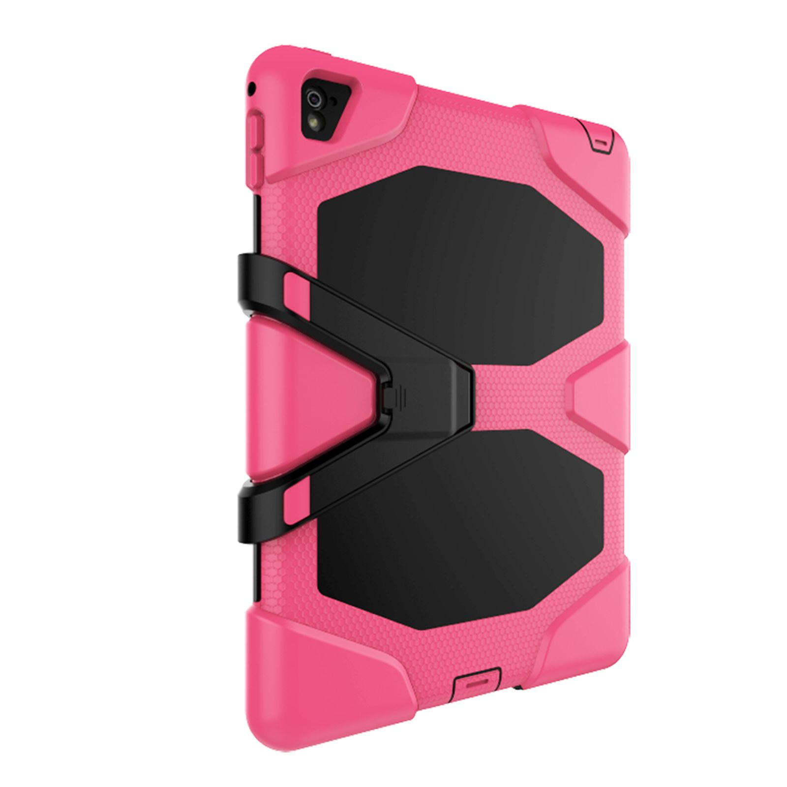 Schutzhülle Kunststoff, 2017 3in1 Zoll LOBWERK 9.7 Case iPad Bookcover für Outdoor Apple Pink