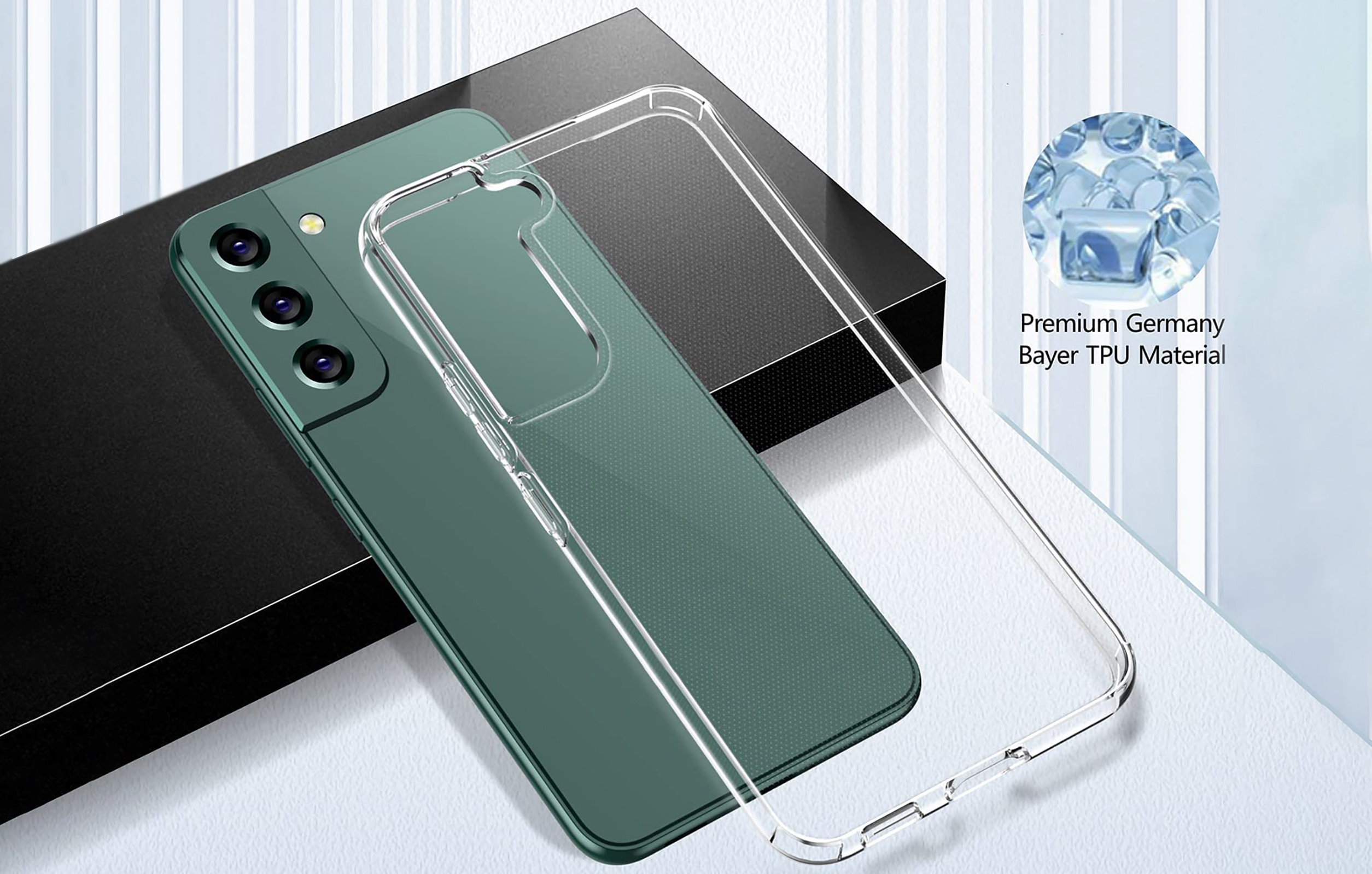 Galaxy Samsung, ARRIVLY Transparent S23 Backcover, Silikon Plus, Hülle,