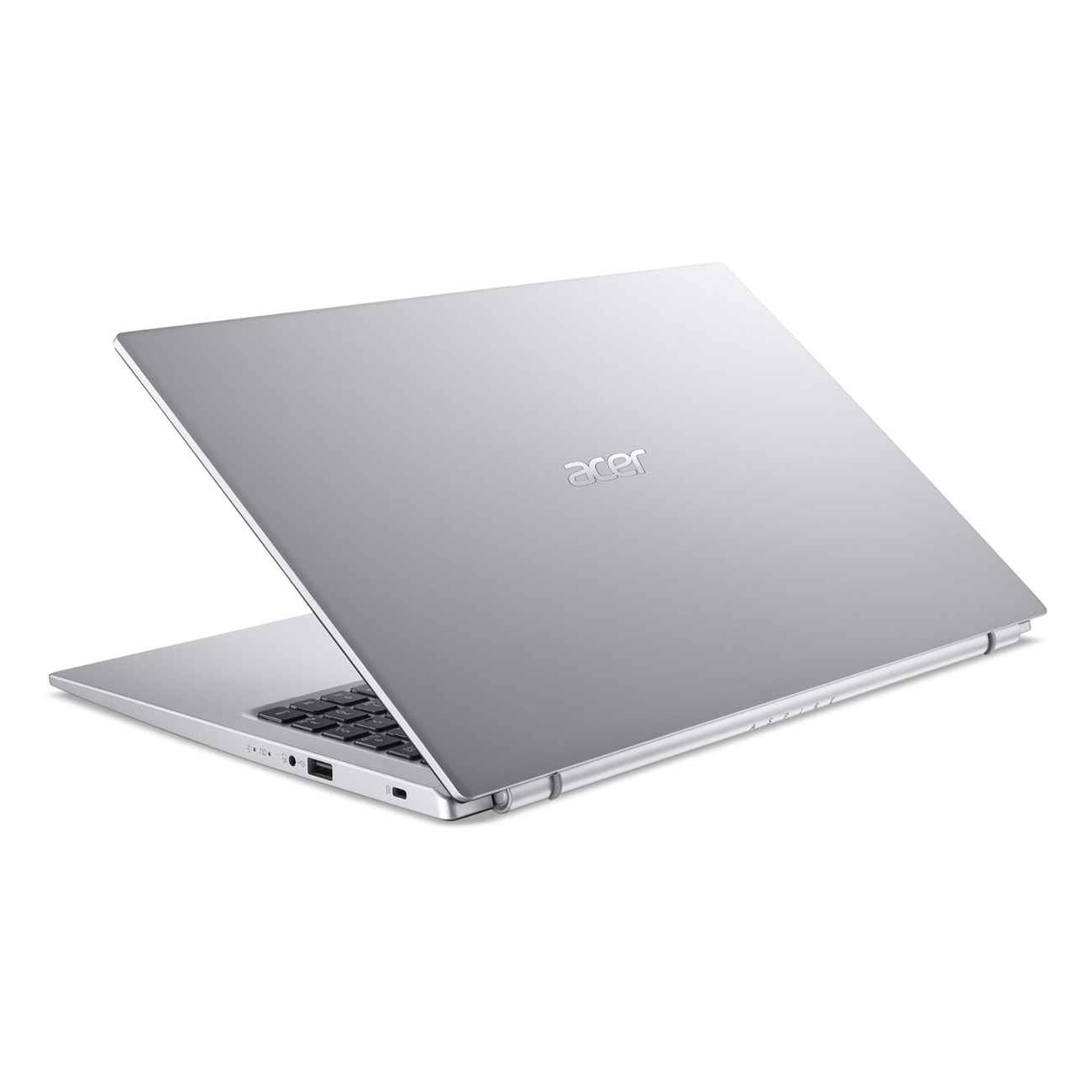 ACER Aspire 3 (A315-35-C99H), Notebook mit Intel® RAM, 4 silber UHD-Grafik, 15,6 Speicher, GB Display, Zoll Interner GB 128