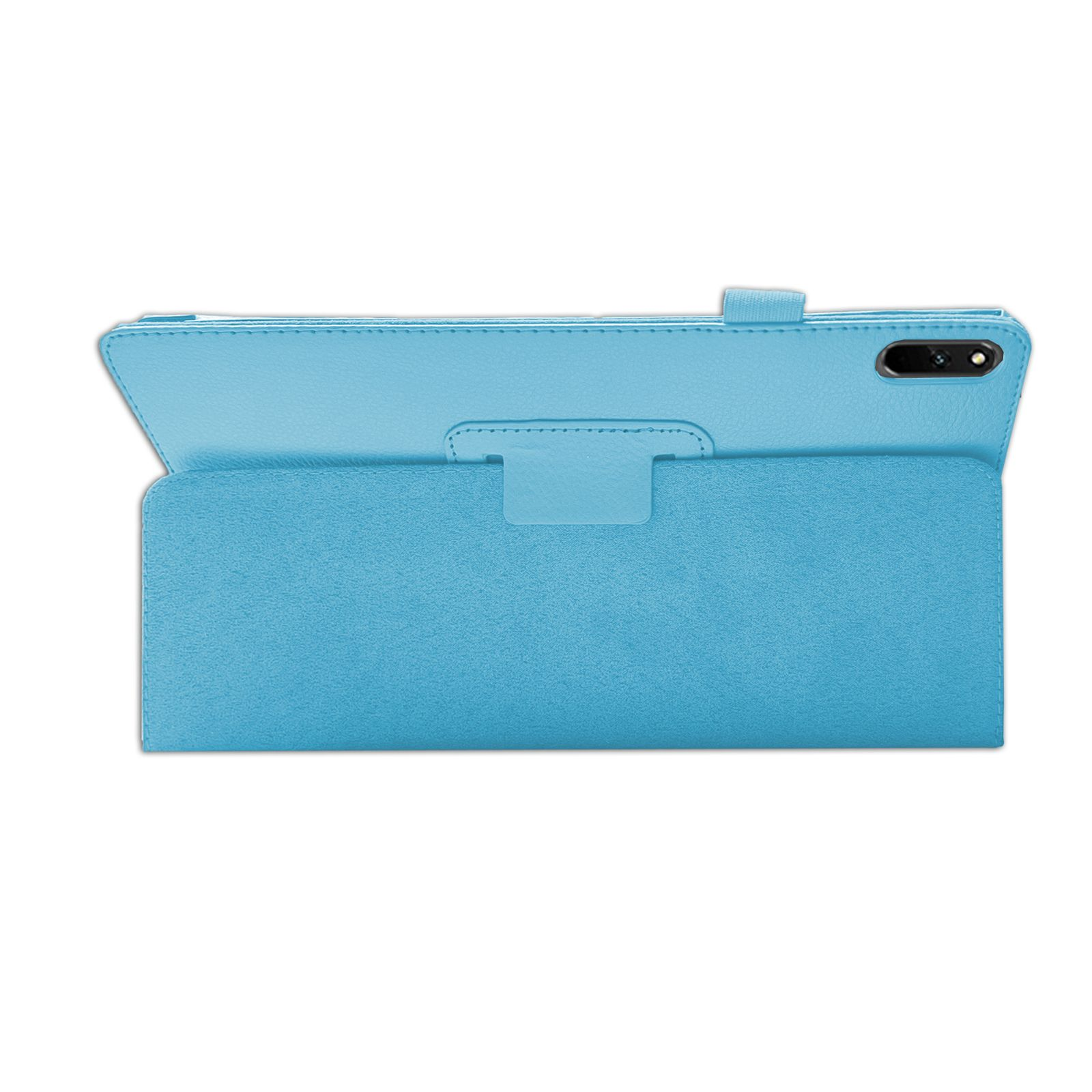 LOBWERK Bookcover Hellblau Case 2in1 (Schutzhülle + Kunstleder, Huawei MatePad für Zoll 11 11 Set 2021 Schutzglas)