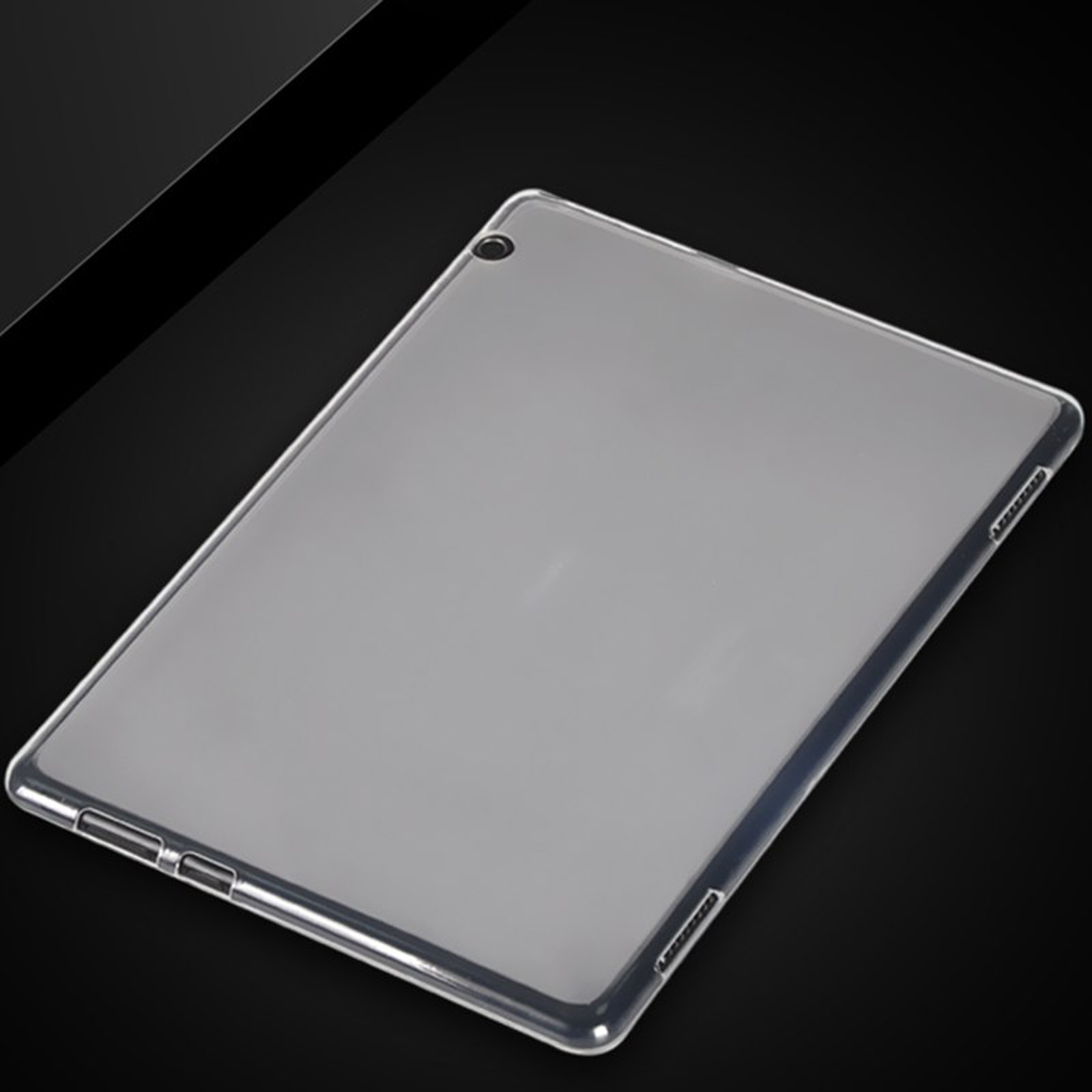 LOBWERK Hülle TPU, Transparent für Huawei 10.1 Schutzhülle Zoll Backcover MediaPad M5 Lite