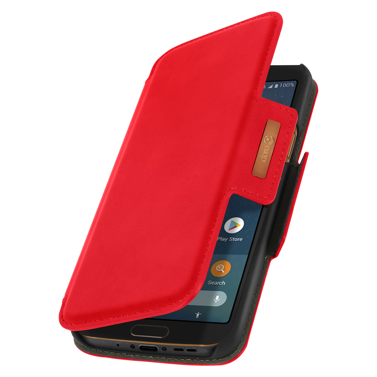 Wallet 8062, DORO Case, Bookcover, Doro Rot Doro,