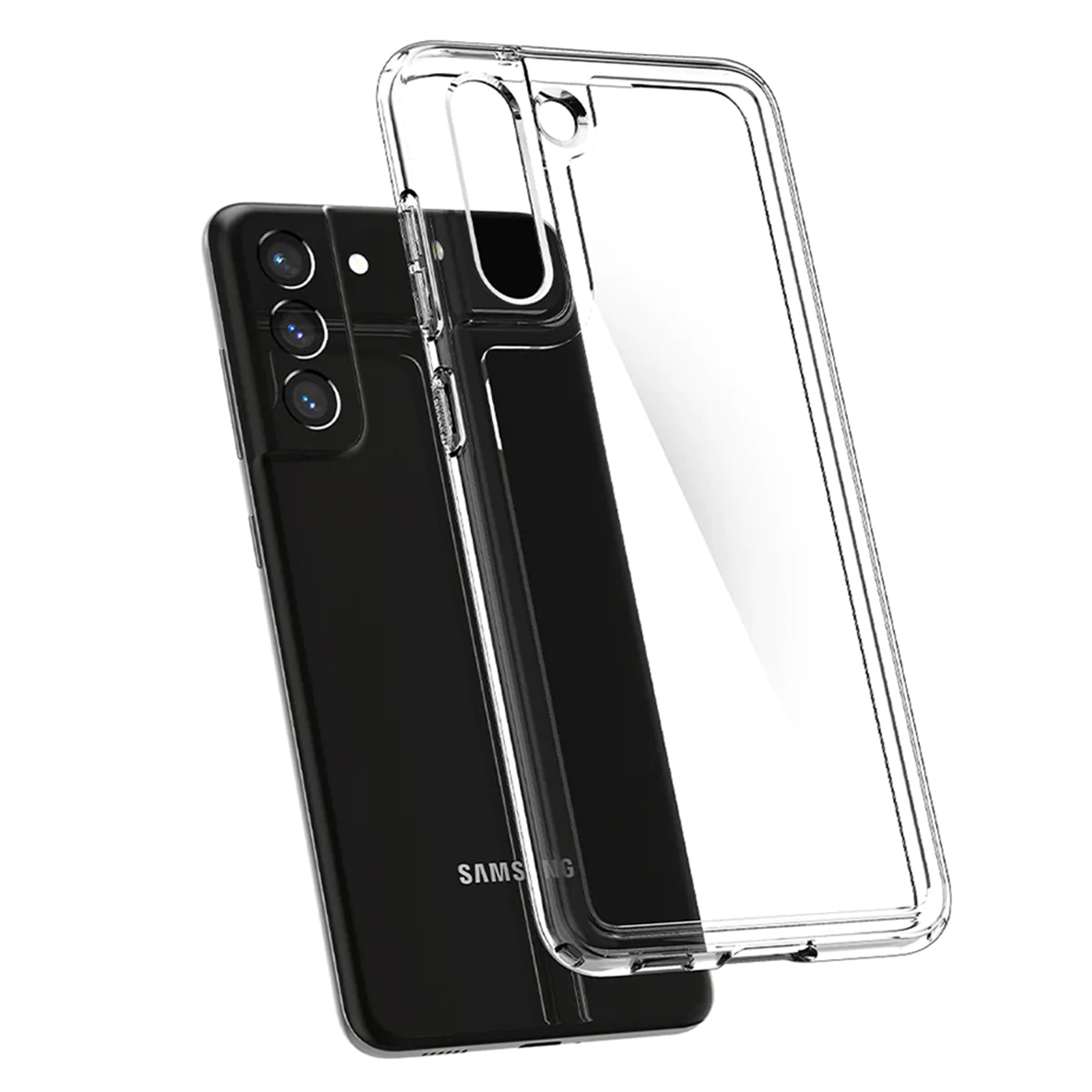 SPIGEN Liquid Cristal Series, Transparent Samsung, Galaxy S21 FE, Backcover