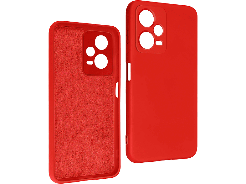Pro Backcover, 12 Series, Redmi Likid Xiaomi, Note 5G, Rot AVIZAR