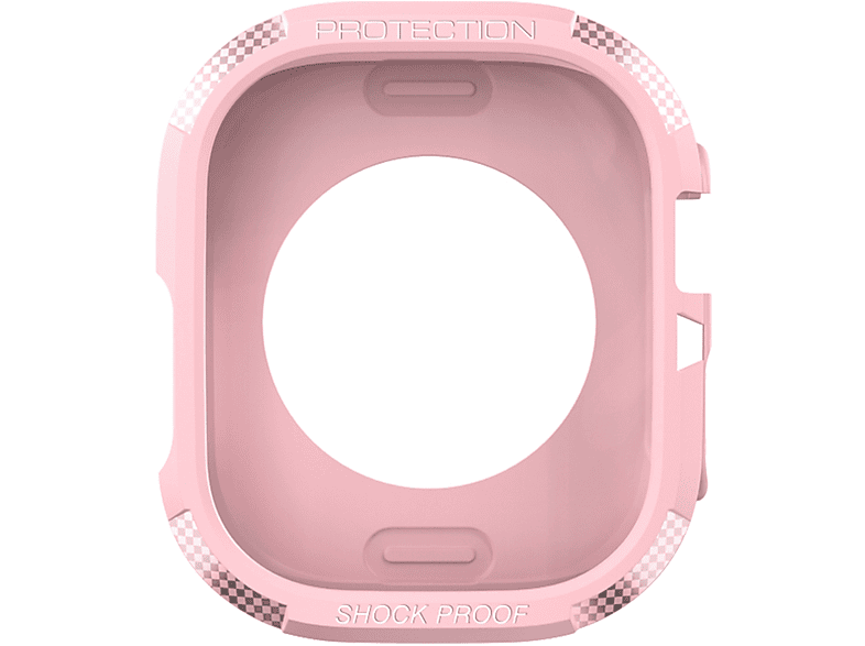 AVIZAR Carbon Design, Full Cover, Apple, Apple Watch Series 8, 7, 6, 5, 4, Rosa | Fullcover