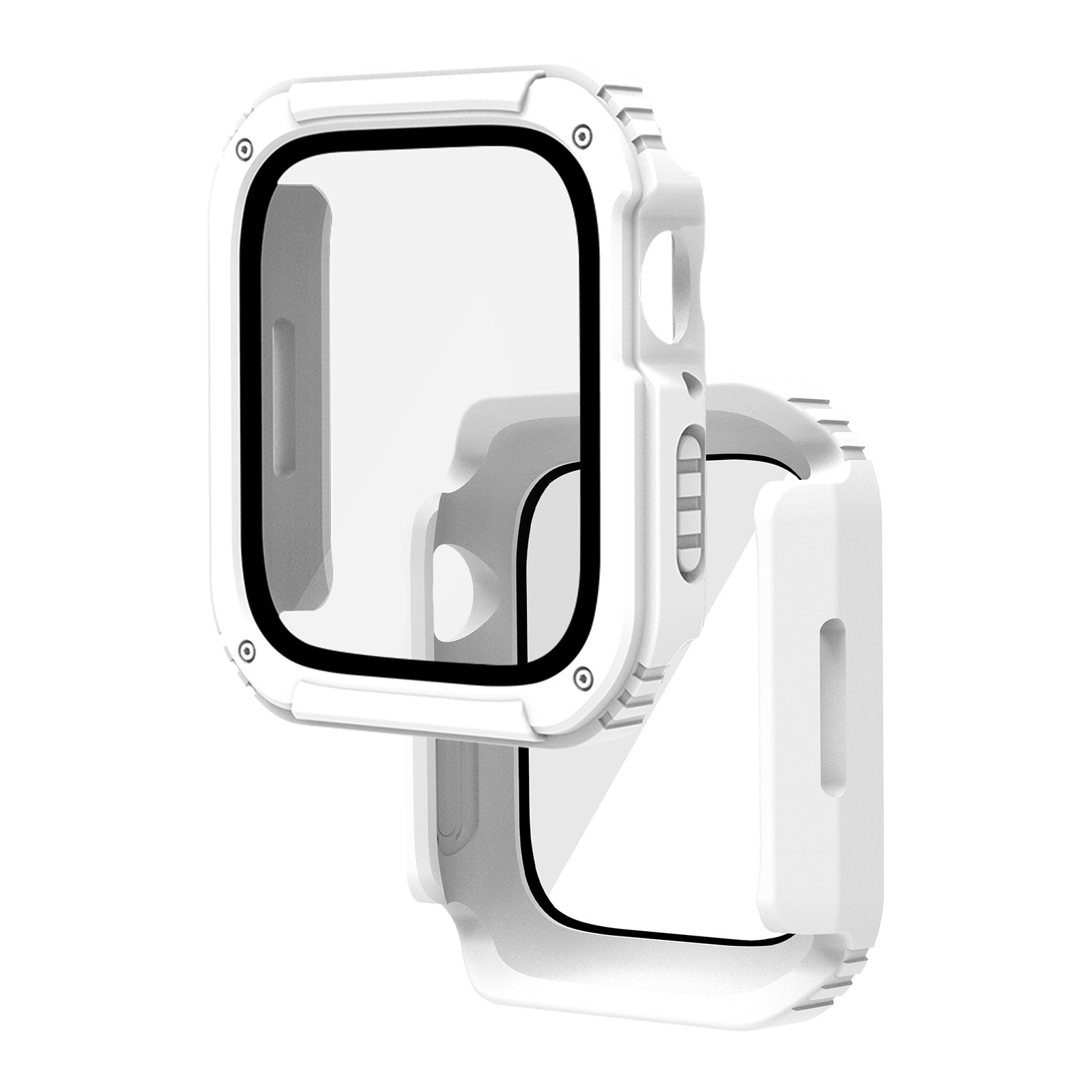 AVIZAR 360° Apple, 4 Series / Apple Full Series, SE, 40mm, 6 / Weiß Cover, Watch 5 