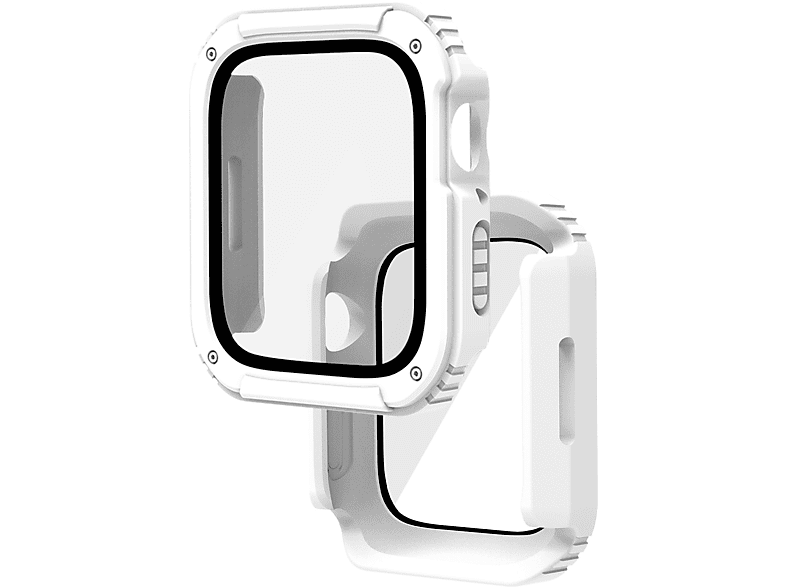 AVIZAR 360° Series, Full Cover, Apple, Apple Watch Series 8 / 7, 41mm, Weiß