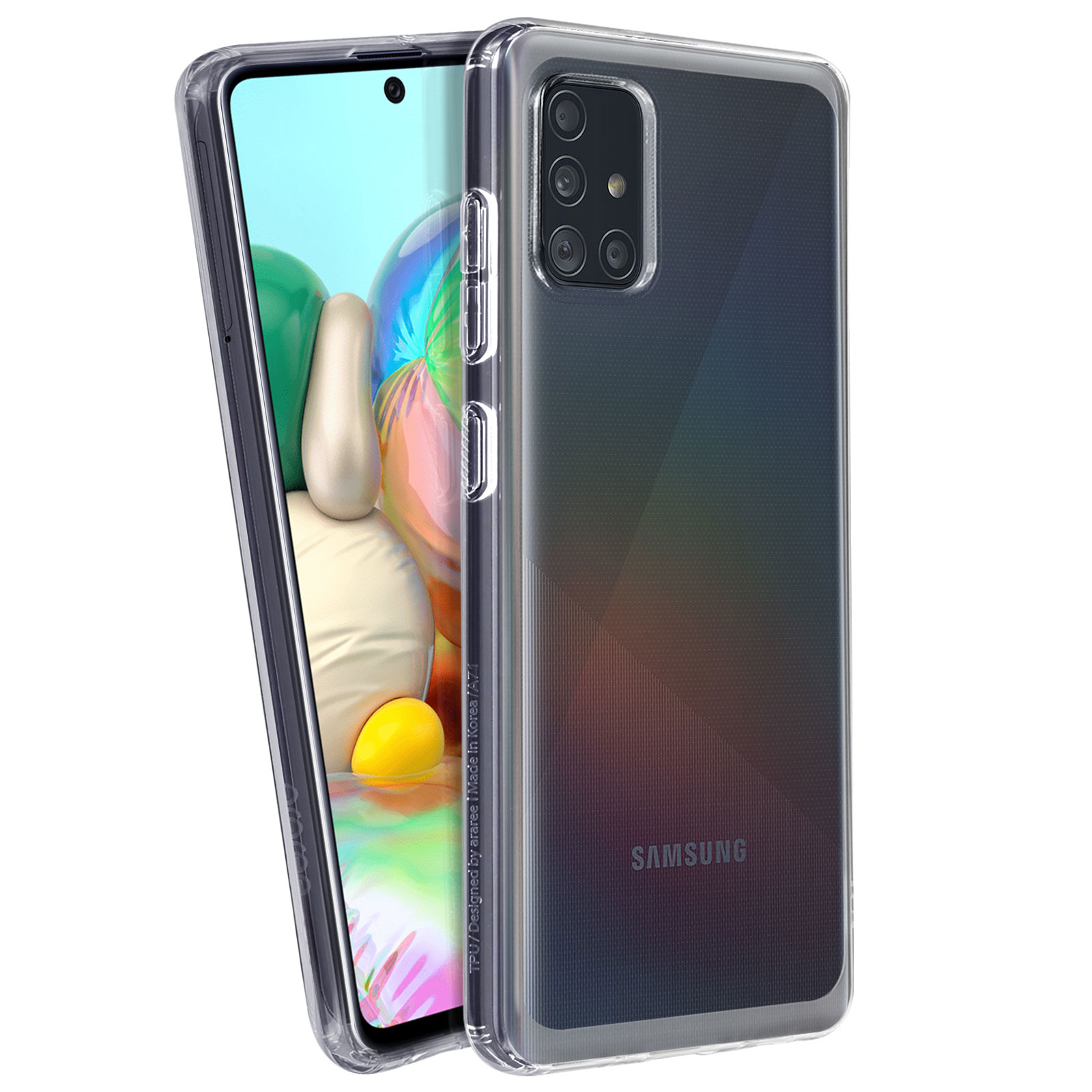 Original Transparent aus Backcover, Polycarbonat, Galaxy SAMSUNG A71, Samsung, Handyhülle