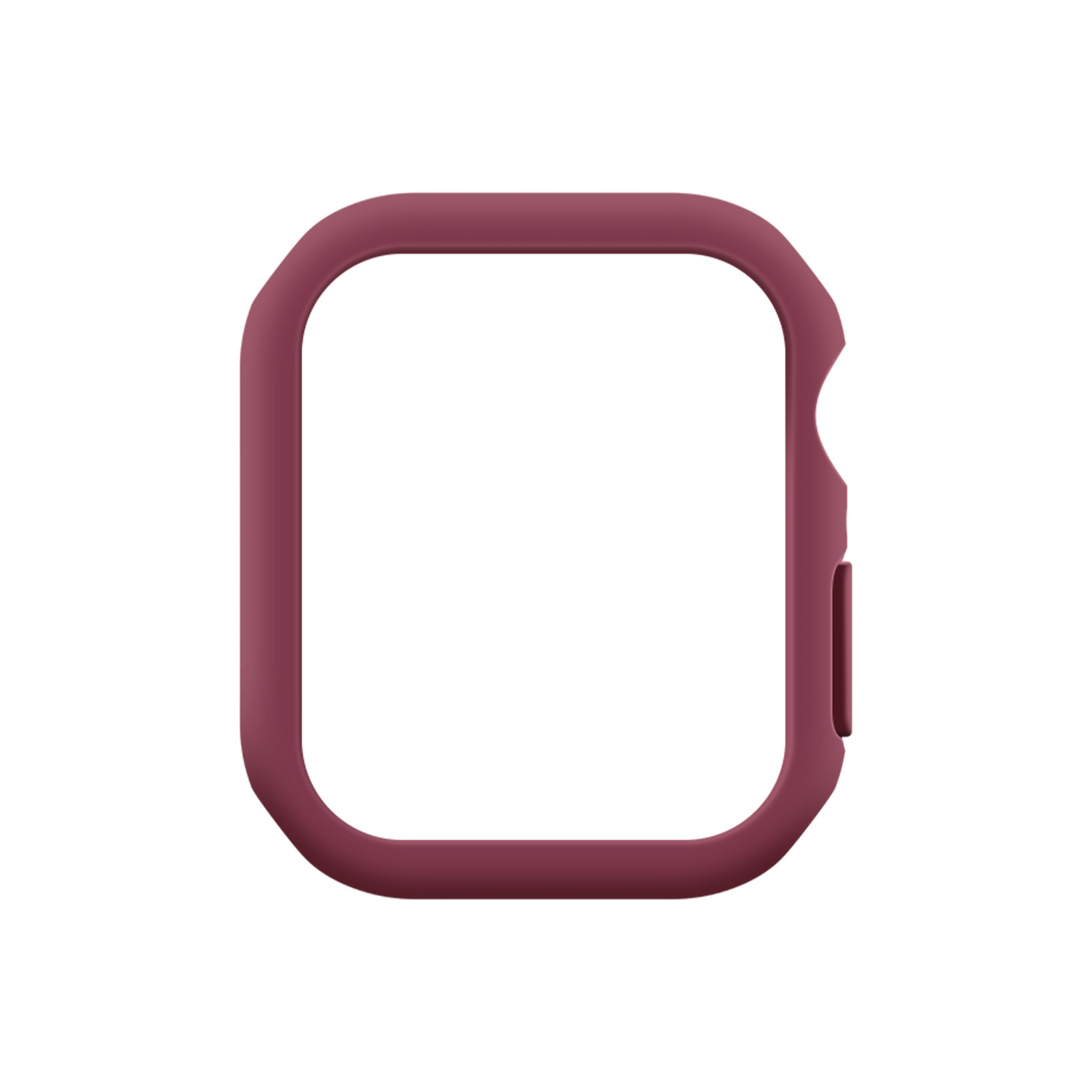 Silikon, Cover, 8 Watch Apple, AVIZAR / Series 7, 45mm, Karminrot Full Apple