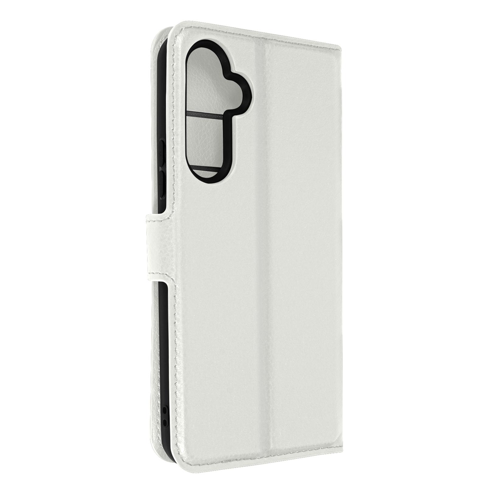 Weiß Galaxy Samsung, Bookcover, 5G, Lenny Series, A54 AVIZAR