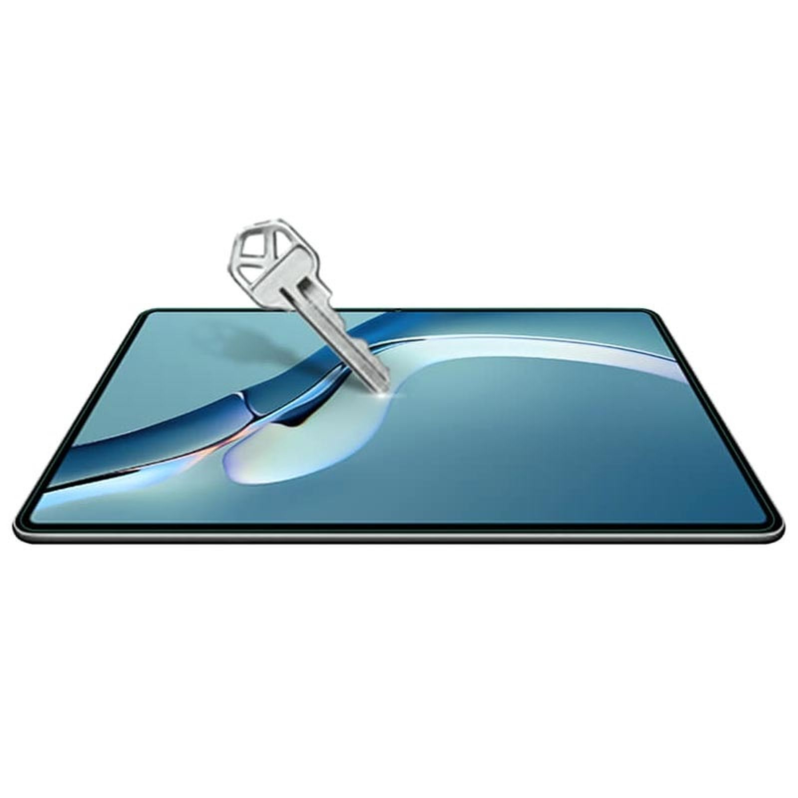 Ein Tablet, aus dessen Bildschirm ein Schlüssel ragt. Der Bildschirm zeigt ein blaues Wellendesign.