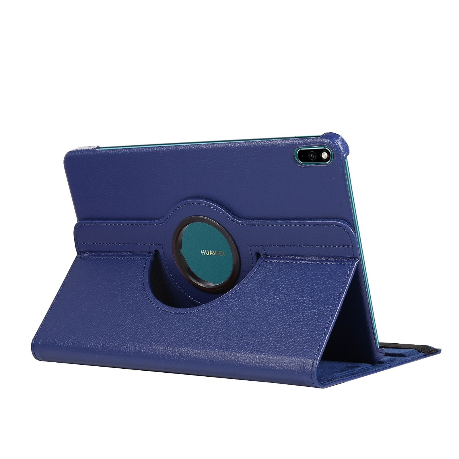 Schutzglas) 2021 10.8 Zoll Case LOBWERK Blau + Bookcover (Schutzhülle MRR-W29 Kunstleder, Huawei MatePad für Set 2in1 Pro
