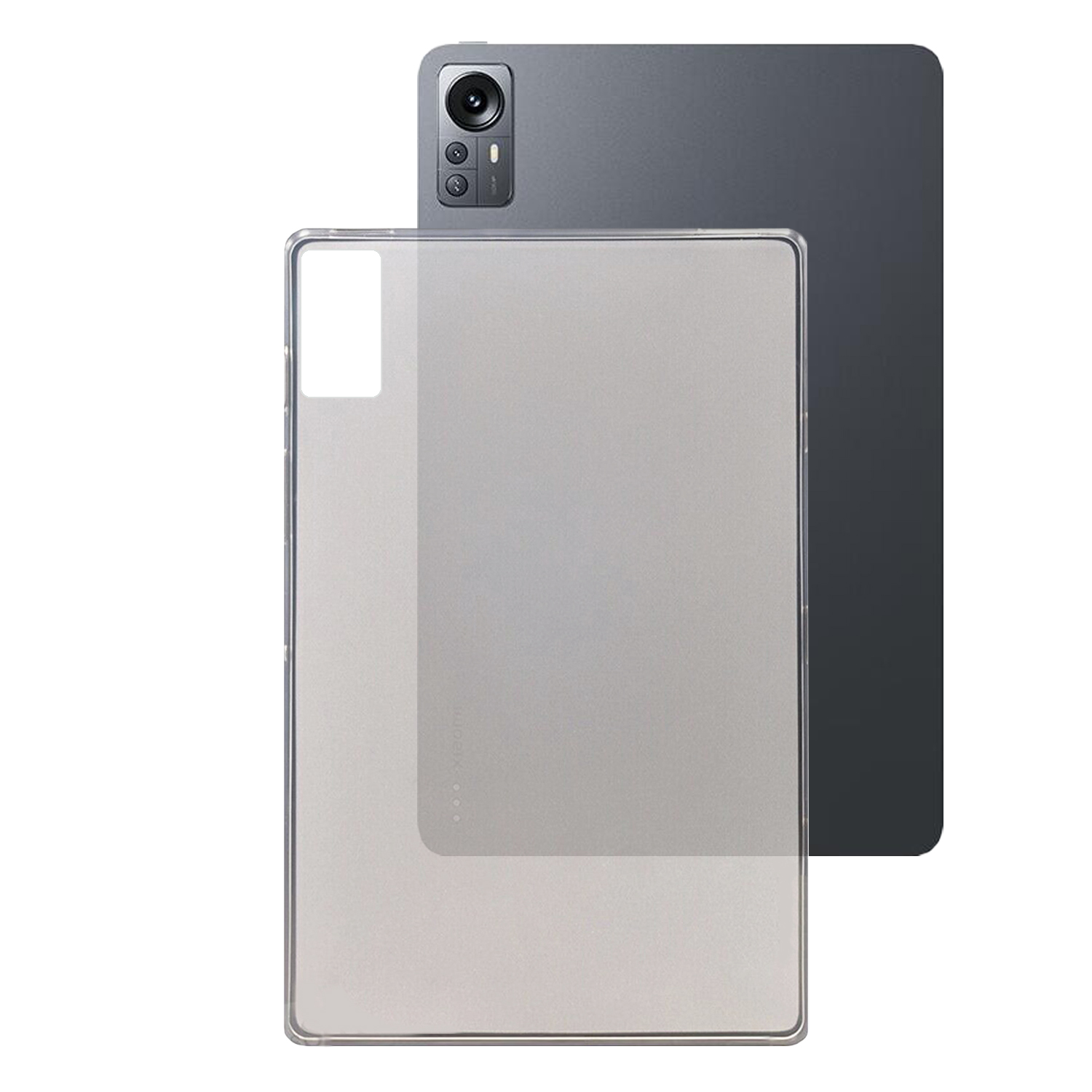 LOBWERK Hülle Schutzhülle Zoll Xiaomi TPU, Backcover für 12.4 5 Transparent Pad Pro