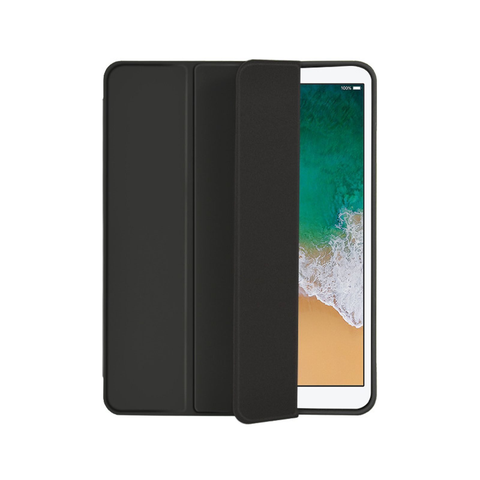 Case Bookcover Pro LOBWERK + Schwarz iPad 3 Air Zoll Schutzglas) 10.5 für 2in1 Set Pro Apple Kunststoff, (Schutzhülle 10.2 Ipad