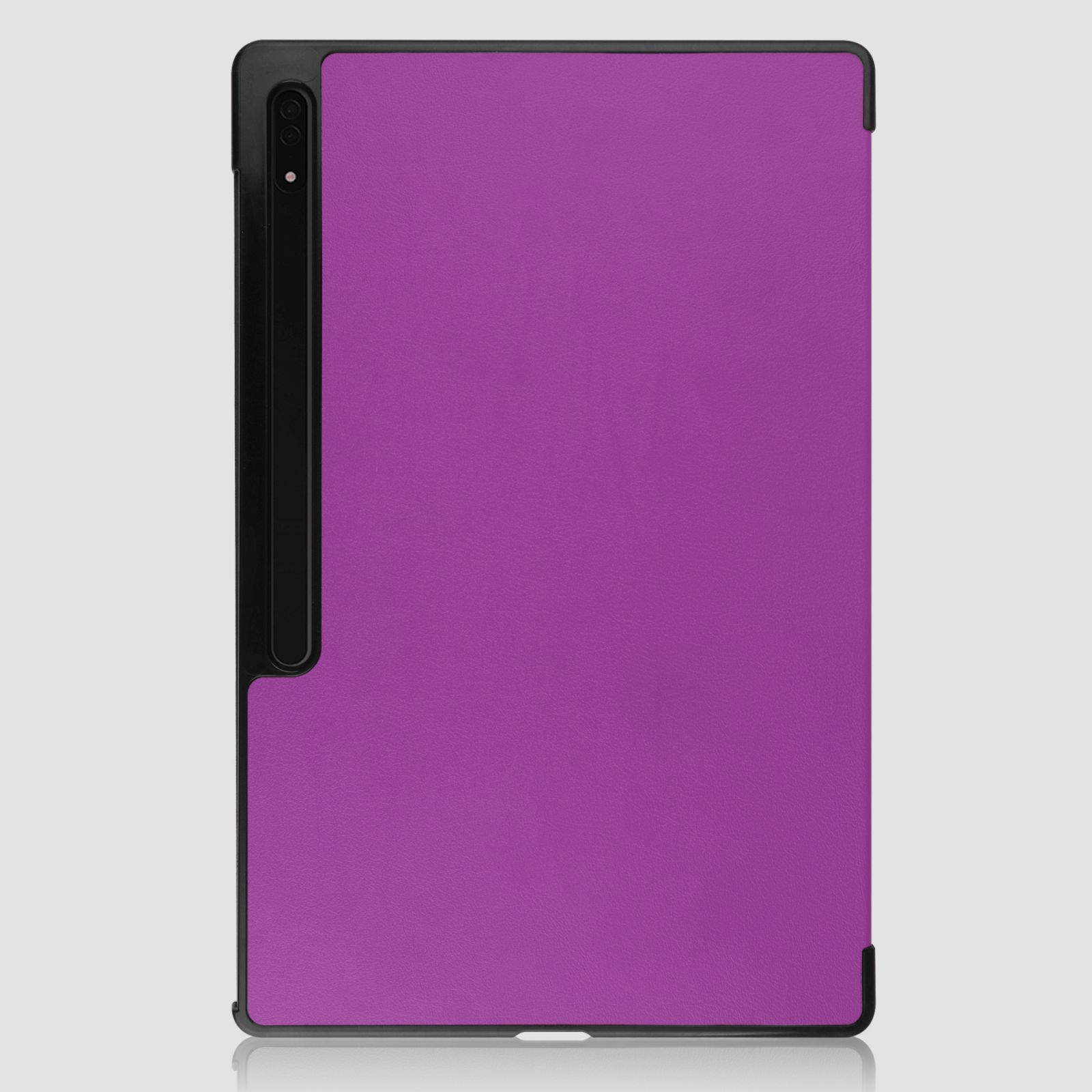 LOBWERK Hülle Schutzhülle Bookcover S8 Ultra Samsung Tab Kunstleder, für Lila 14.6 SM-906 SM-X900 Zoll