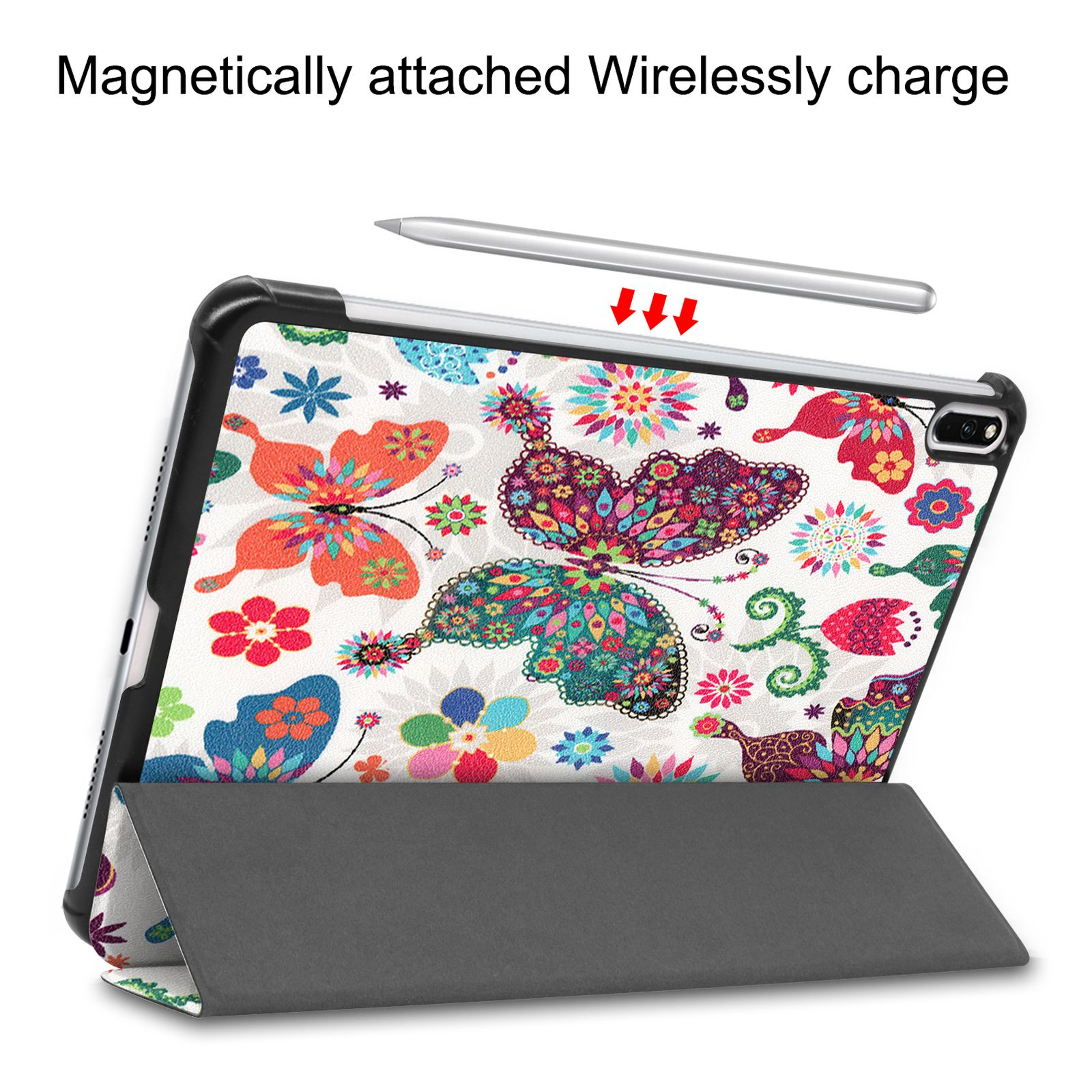 Kunstleder, für 2021 Bookcover 2in1 + MRR-W29 10.8 Mehrfarbig Case (Schutzhülle LOBWERK Huawei MatePad Schutzglas) Pro Set Zoll