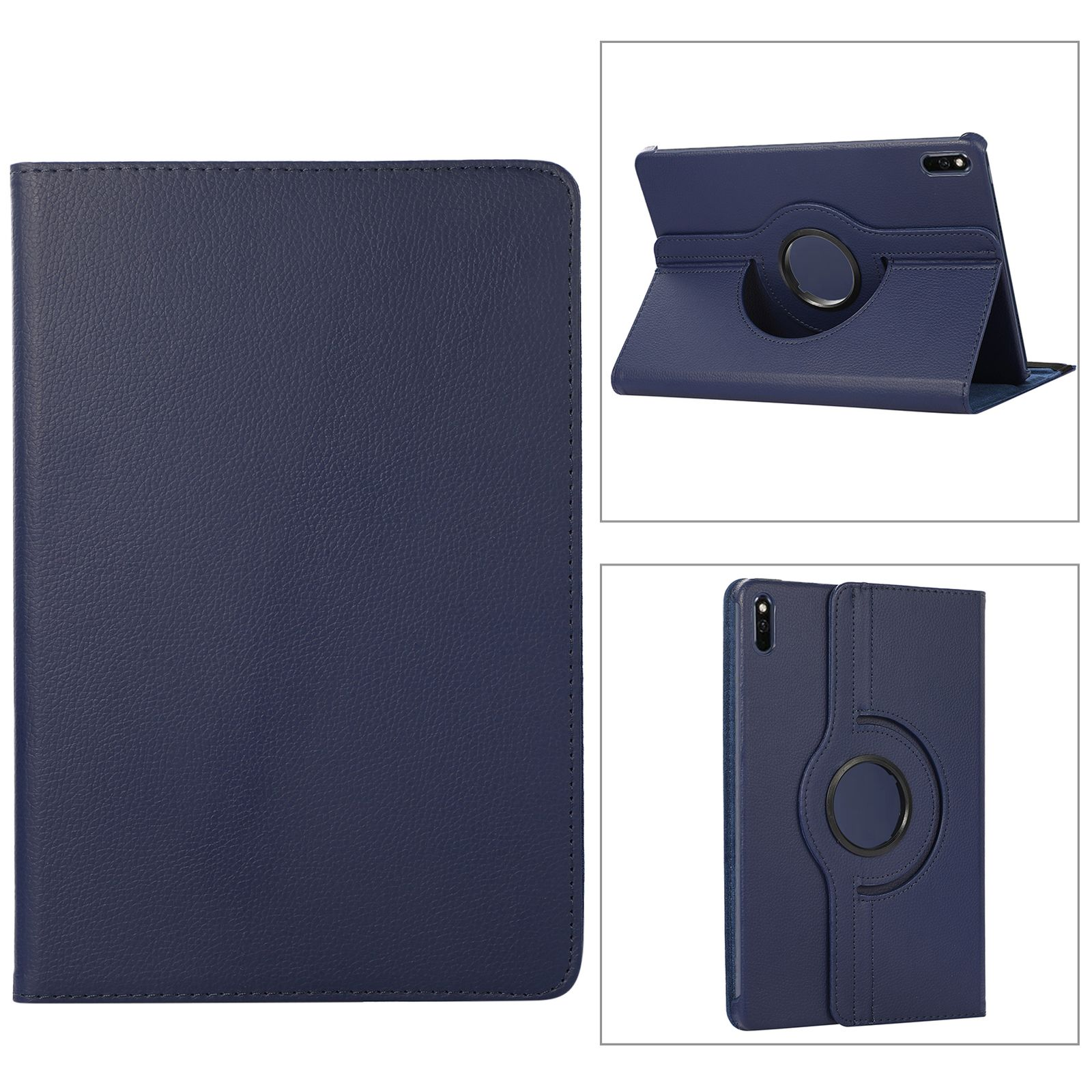 11 2in1 für Case 11 Huawei MatePad Schutzglas) LOBWERK 2021 (Schutzhülle Set Zoll + Kunstleder, Bookcover Blau