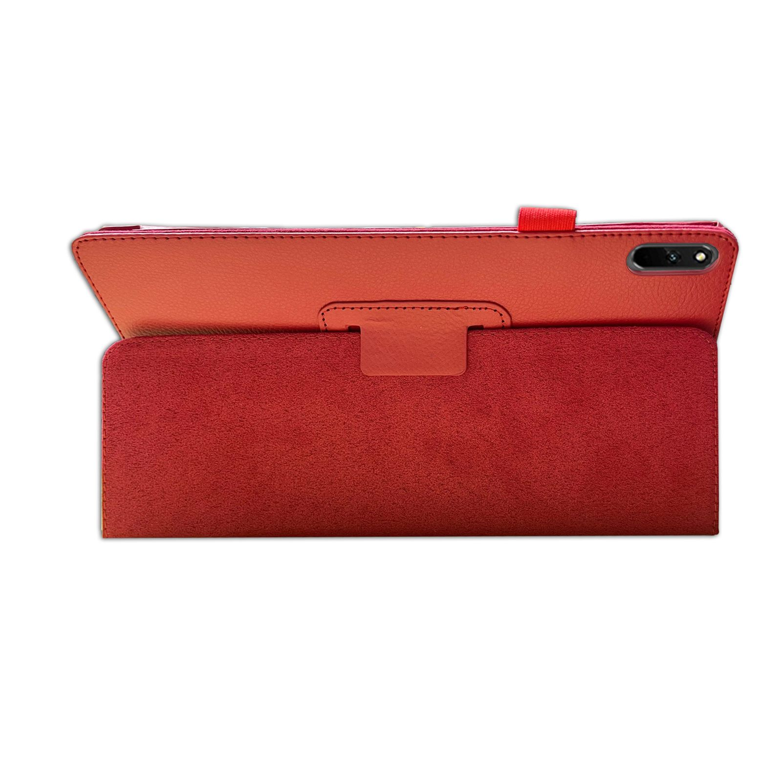 Case + (Schutzhülle 11 Kunstleder, 2021 Bookcover Zoll Schutzglas) für Set Rot 11 Huawei MatePad 2in1 LOBWERK