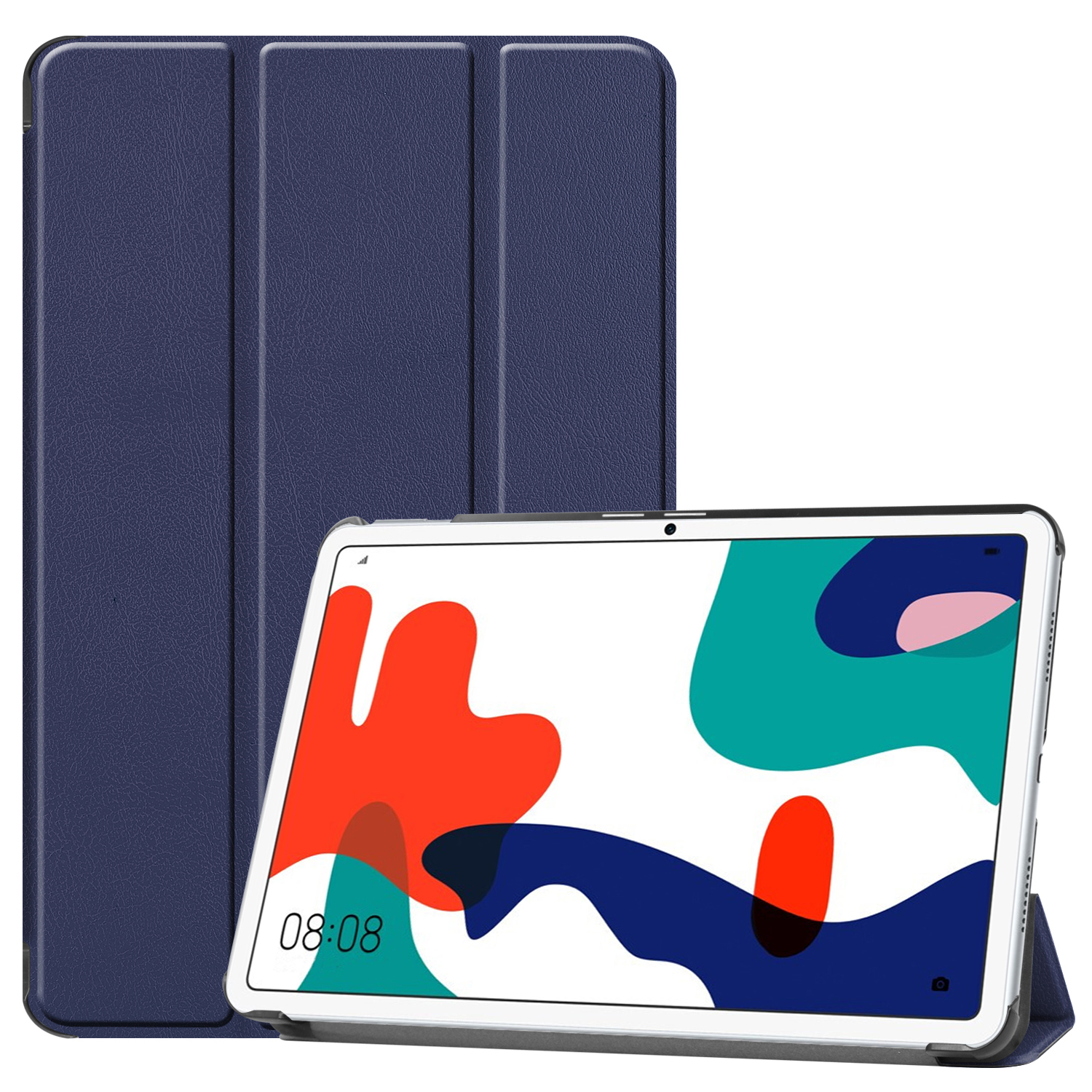 LOBWERK Hülle Schutzhülle Bookcover MatePad Blau Huawei Kunstleder, BAH3-W09 für BAH3-AL00 10.4 Zoll