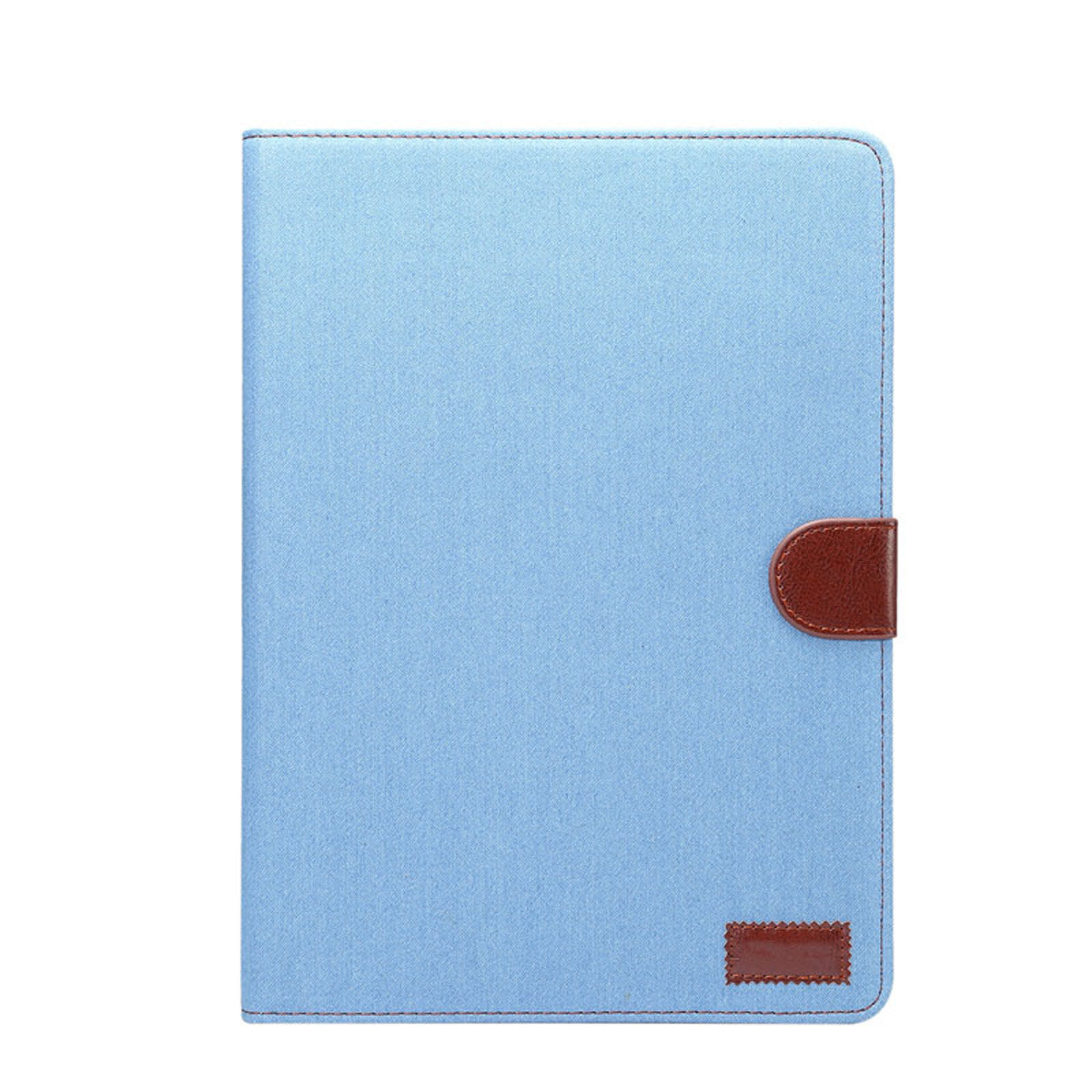 LOBWERK Hülle Schutzhülle Bookcover für 2019 Hellblau Kunststoff, Zoll Pro Apple 3 iPad Air iPad 2017 10.5