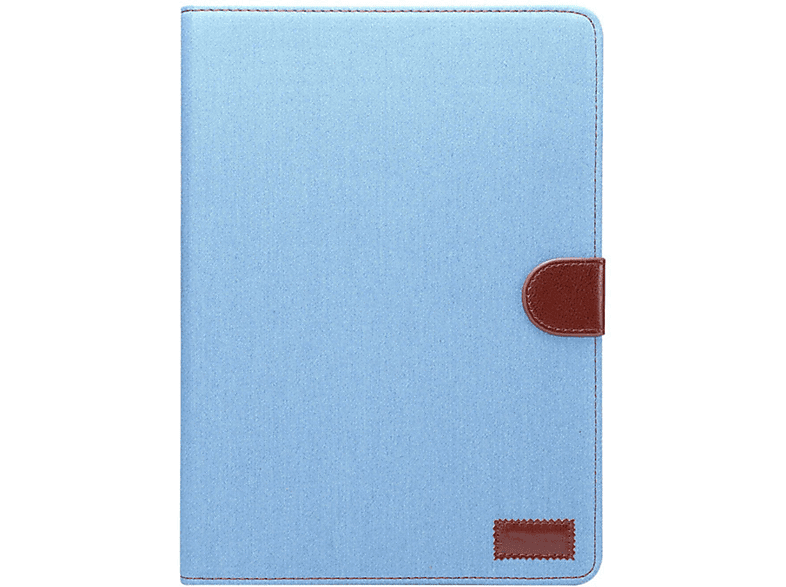 LOBWERK Hülle Schutzhülle Bookcover für Apple iPad Pro 2017 iPad Air 3 2019 10.5 Zoll Kunststoff, Hellblau