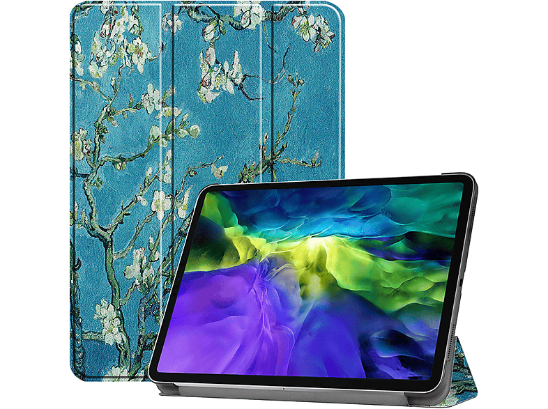 iPad Mehrfarbig Kunstleder, LOBWERK 11 Pro Apple Schutzhülle für Zoll Hülle /2021/2022 Bookcover 2020 11