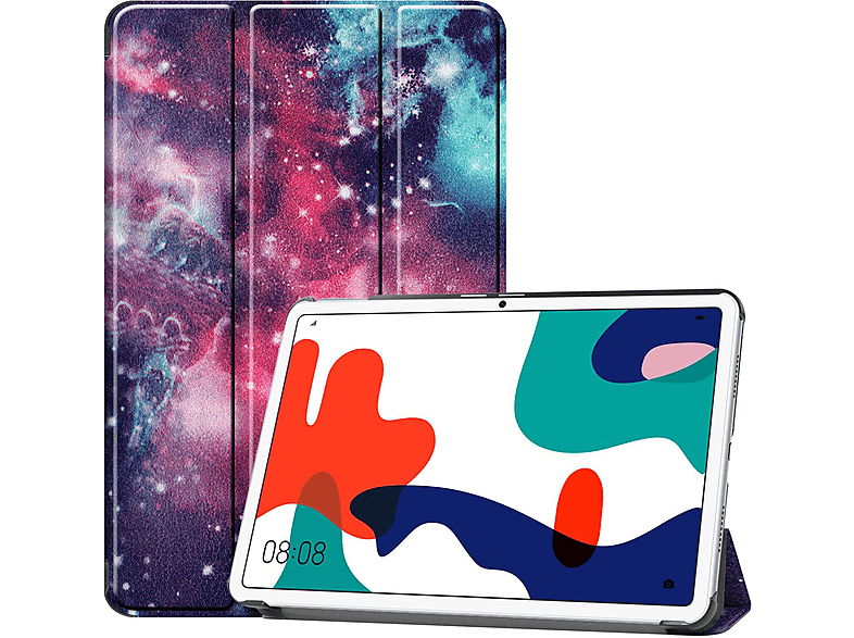 LOBWERK Hülle Schutzhülle Bookcover für BAH3-AL00 10.4 NEU Zoll Kunstleder, MatePad Huawei BAH3-W09