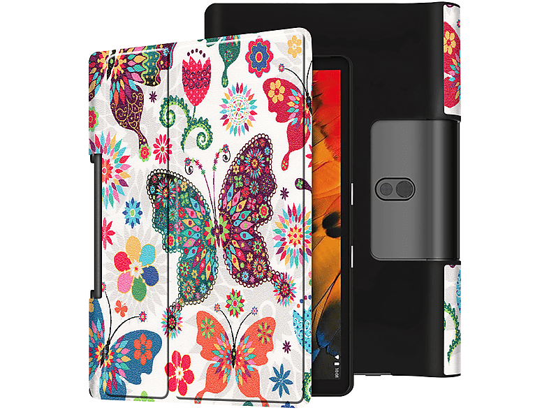 LOBWERK Hülle Schutzhülle Bookcover für Lenovo Yoga Tab YT-X705F 10.1 Zoll Kunstleder, 03 | Tablet Bookcover