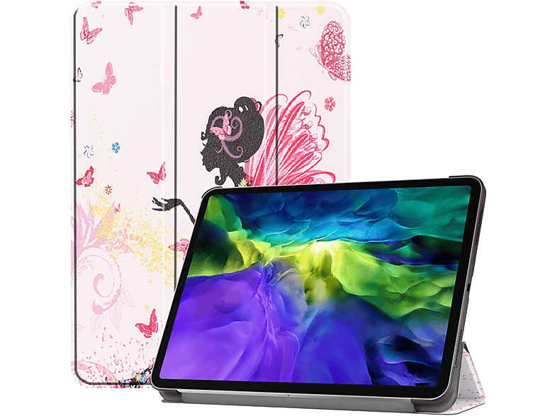 LOBWERK Apple 11 Kunstleder, Zoll Pro Bookcover für 11 2020 /2021/2022 Hülle iPad Mehrfarbig Schutzhülle
