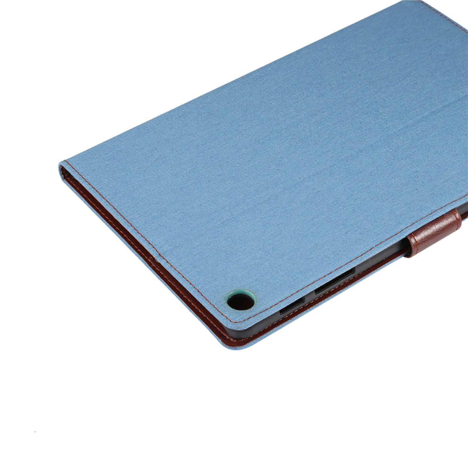 LOBWERK Hülle Schutzhülle A Hellblau T515 Bookcover Zoll für 10.1 Galaxy Tab Samsung Kunststoff, T510