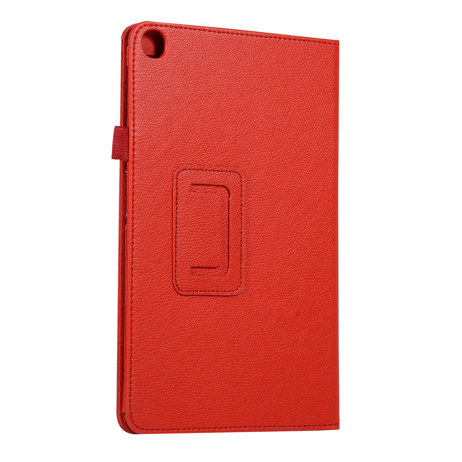 LOBWERK Hülle Schutzhülle Bookcover für SM-T510 10.1 Samsung A Tab Galaxy 10.1 Zoll Kunstleder, Rot