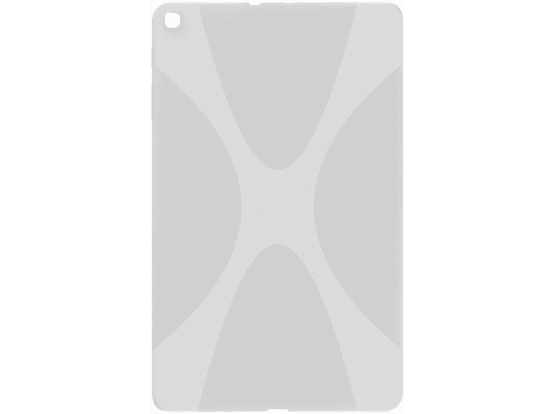 LOBWERK Hülle Schutzhülle Backcover für Samsung Galaxy Tab A SM-T510 T515 10.1 Zoll Kunststoff, Weiß