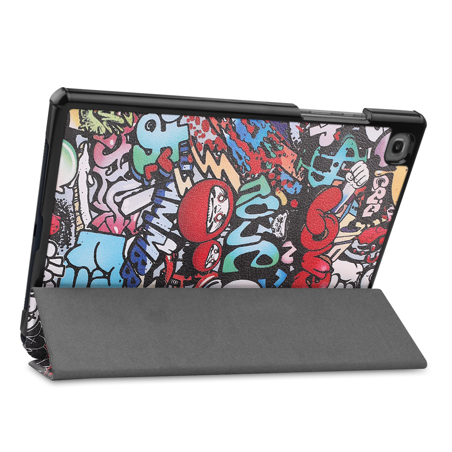 LOBWERK Hülle Schutzhülle Bookcover für T505 SM-T500 Samsung Kunstleder, NEU A7 Galaxy Tab