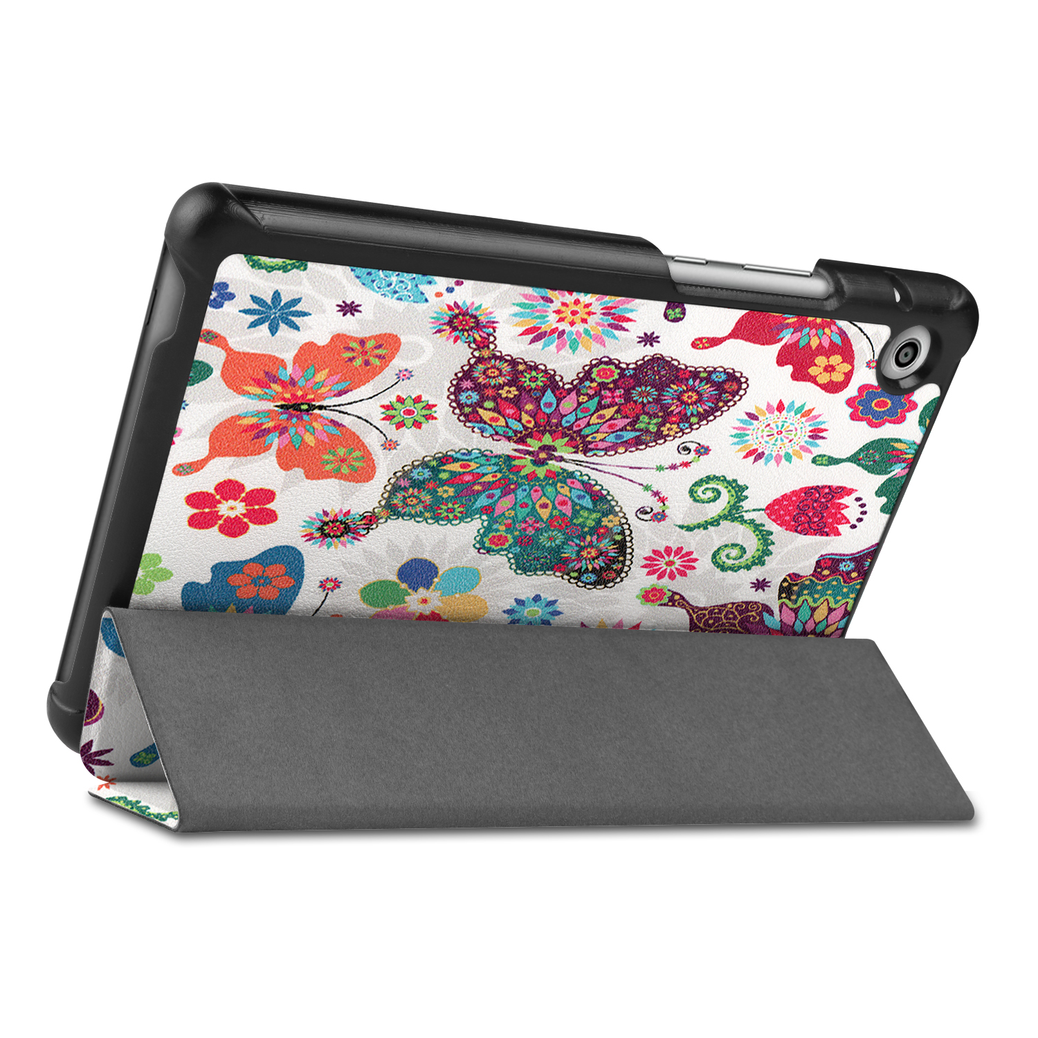 LOBWERK Hülle Kunstleder, T8 Mehrfarbig Schutzhülle MatePad für 8.0 Zoll Bookcover Huawei