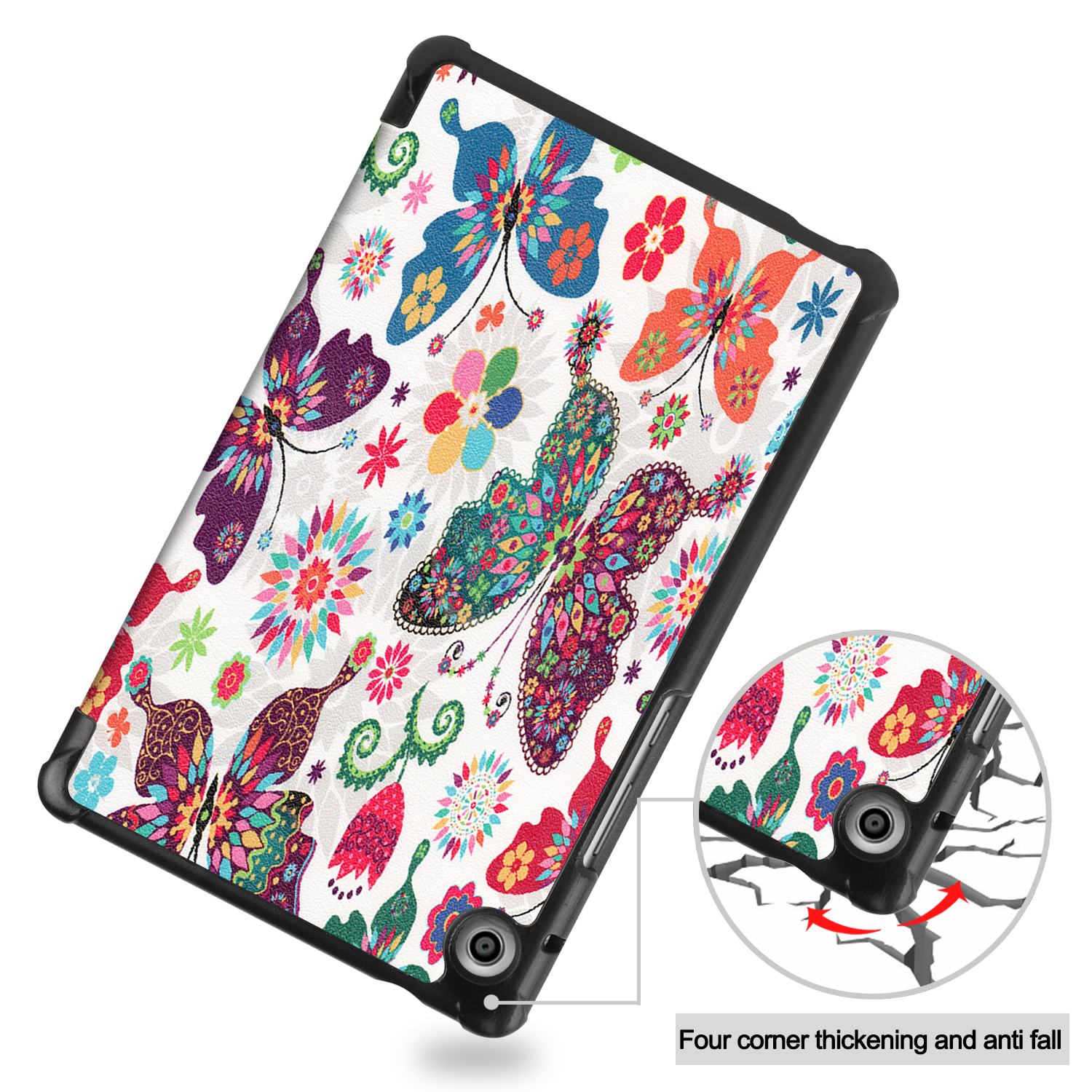 Hülle T8 Zoll MatePad Schutzhülle 8.0 LOBWERK für Mehrfarbig Huawei Kunstleder, Bookcover