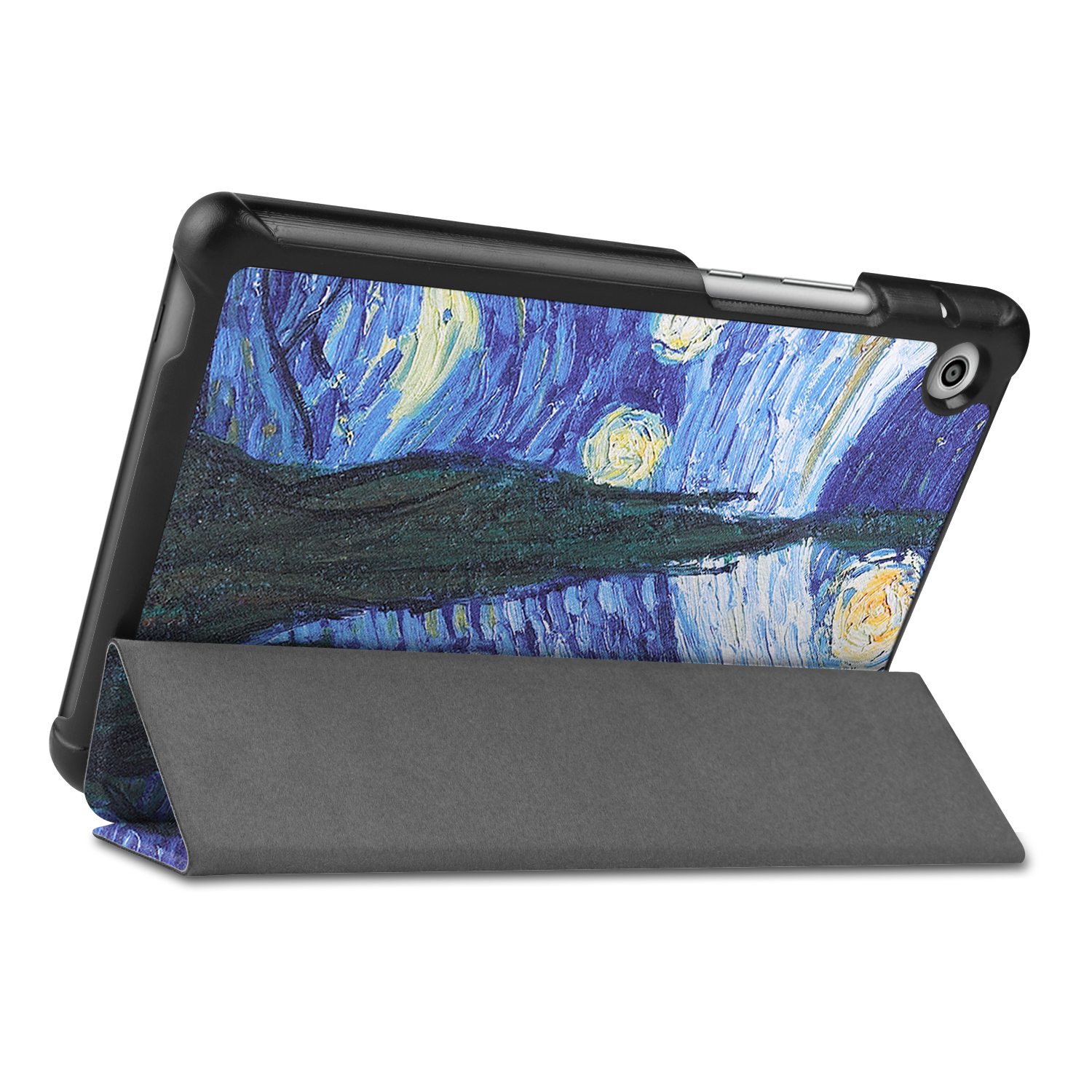 Zoll Schutzhülle Hülle Mehrfarbig Bookcover Kunstleder, LOBWERK T8 8.0 Huawei MatePad für