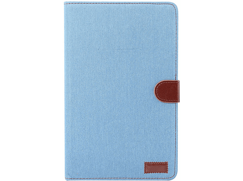 LOBWERK Hülle Schutzhülle Bookcover für Samsung Galaxy Tab A T590 T595 10.5 Zoll Kunststoff, Hellblau