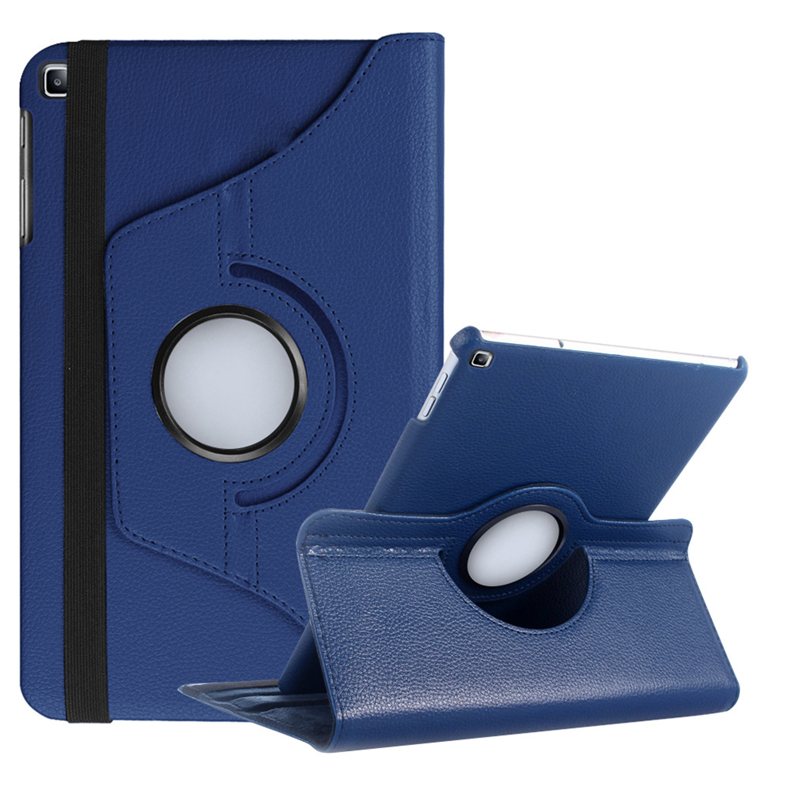 2in1 SM-T725 für Samsung S5e SM-T720 Case 10.5 Set Tab + Zoll Bookcover LOBWERK Schutzglas) (Schutzhülle Kunstleder, Galaxy Blau