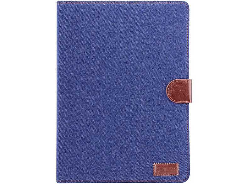 LOBWERK Hülle Schutzhülle Bookcover für Apple iPad 10.2 2019/2020/2021 10.2 Zoll Kunststoff, Blau